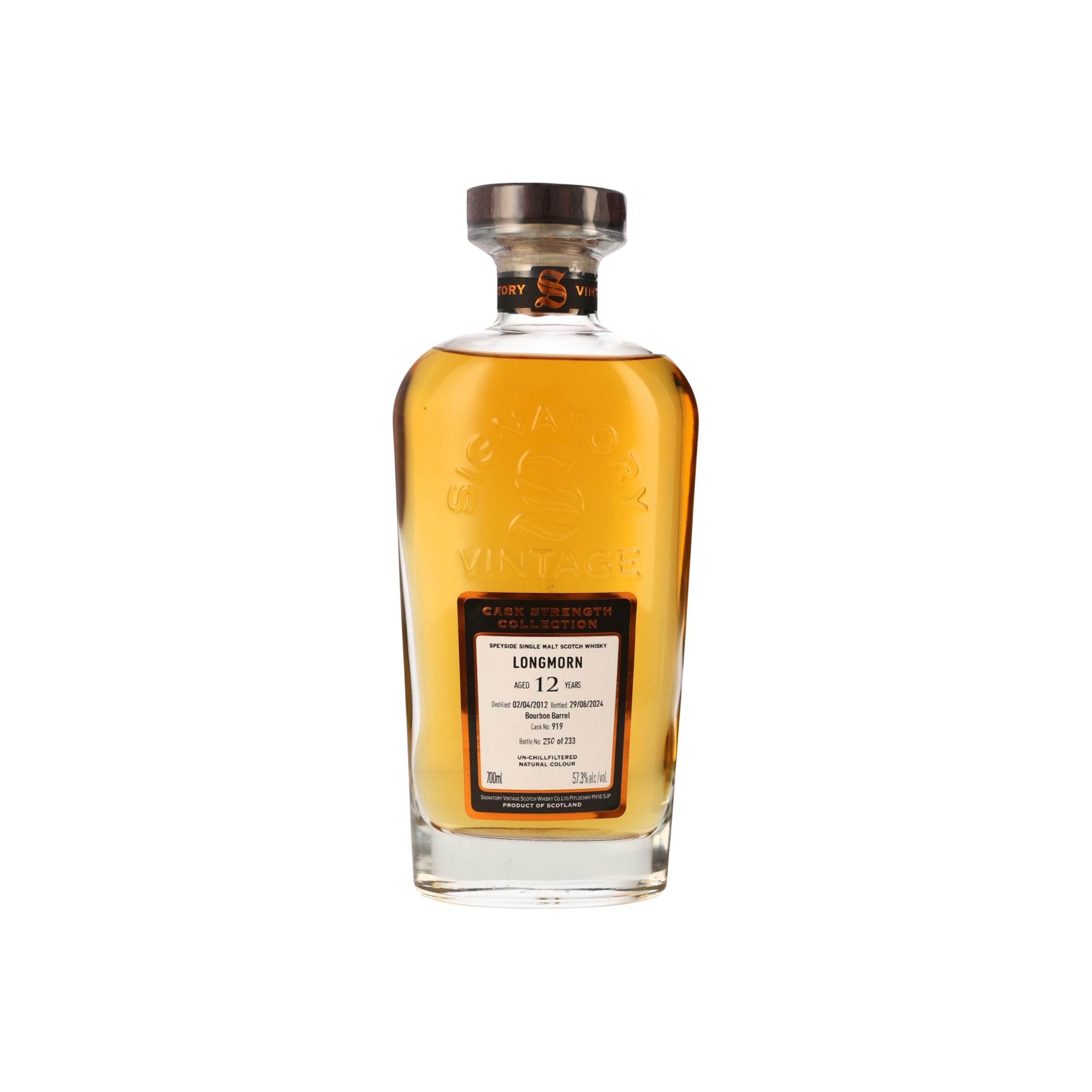 Longmorn Cask Strength Collection 2012 12 Years Single Malt Whisky
