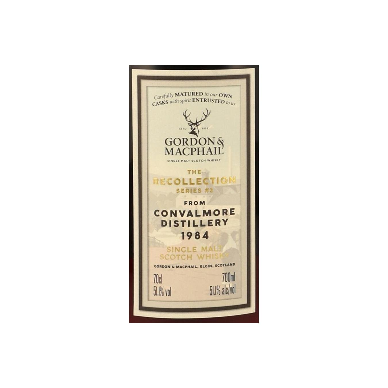 Convalmore 1984 39 Years Single Malt Whisky 3