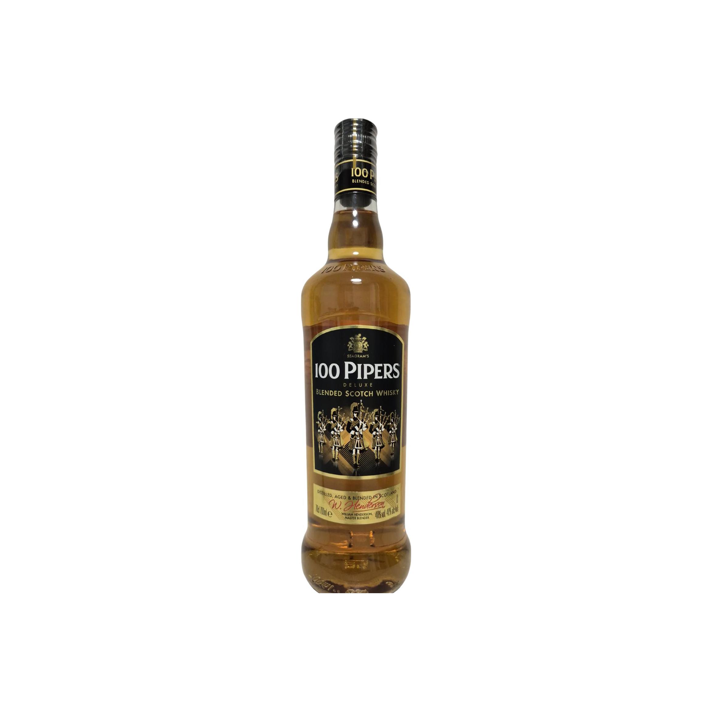 100 Pipers Deluxe Blended Scotch Whisky