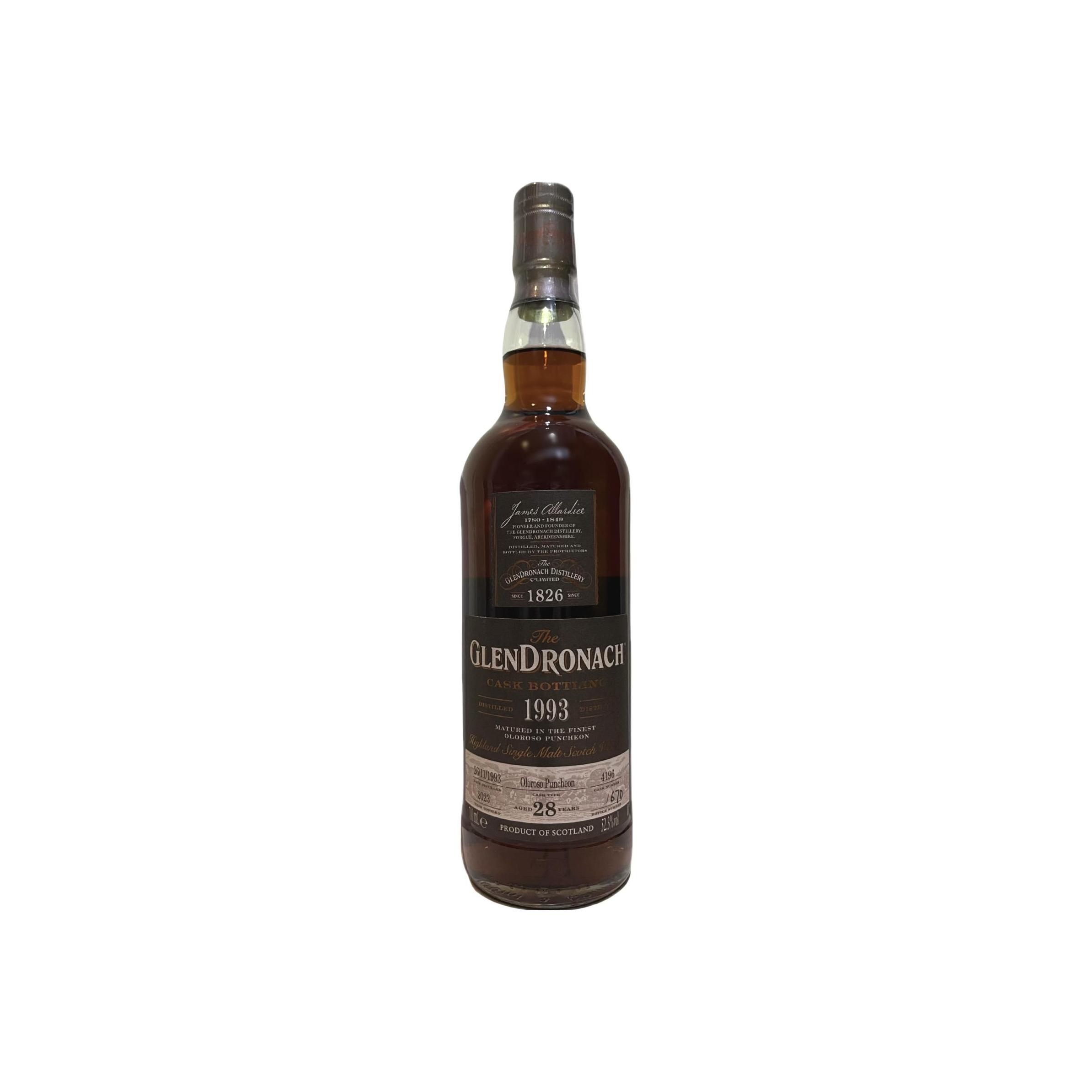 GlenDronach 1993 28 Years Single Malt Whisky