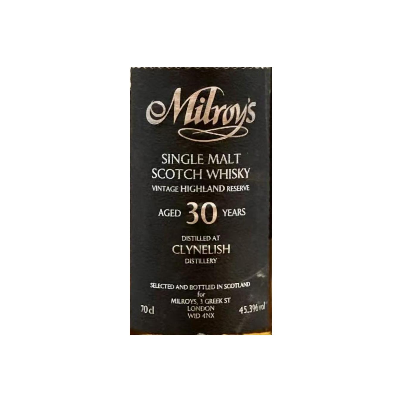 Clynelish 1993 30 Years Single Malt Whisky