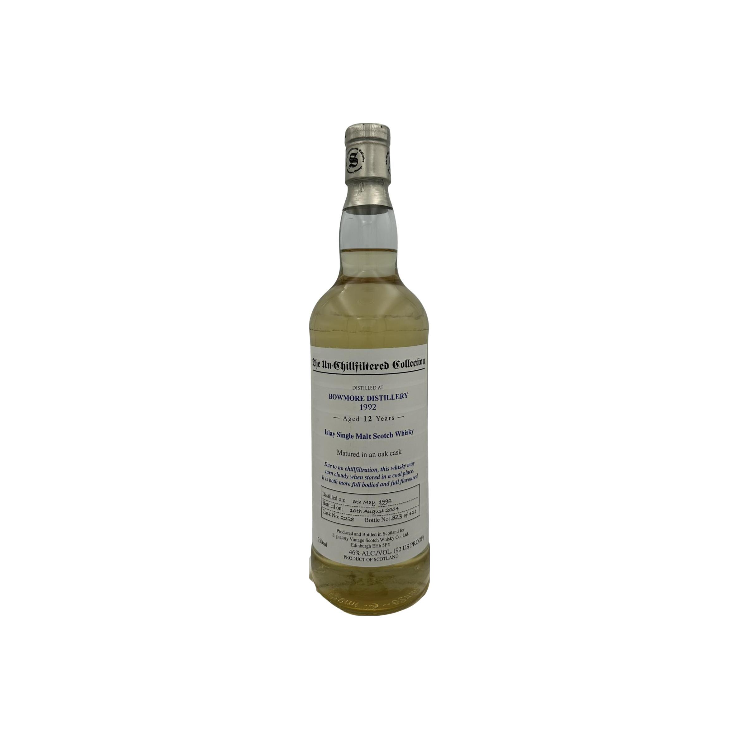 Bowmore 1992 12 Years Single Malt Whisky