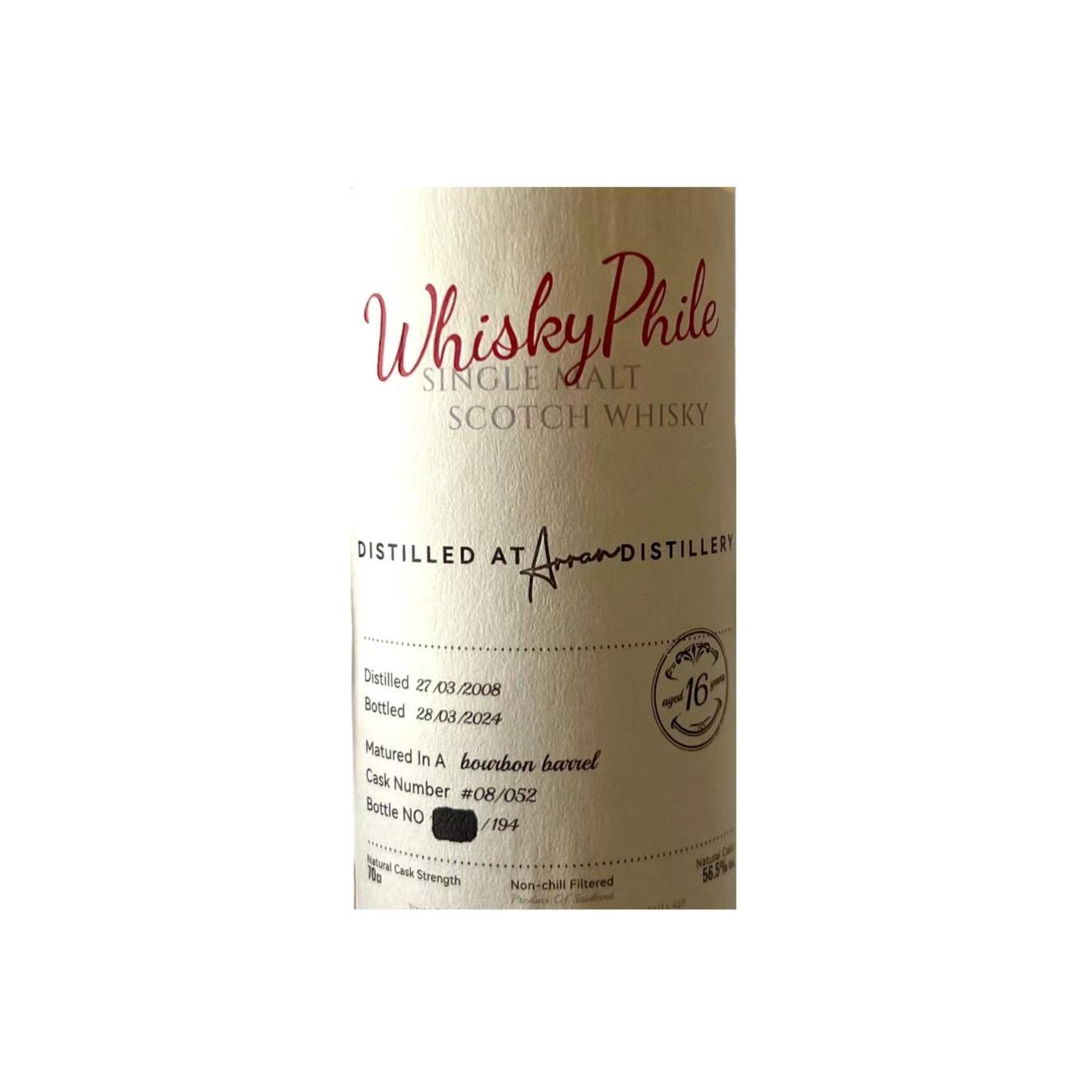 Arran 2008 16 Years Single Malt Whisky