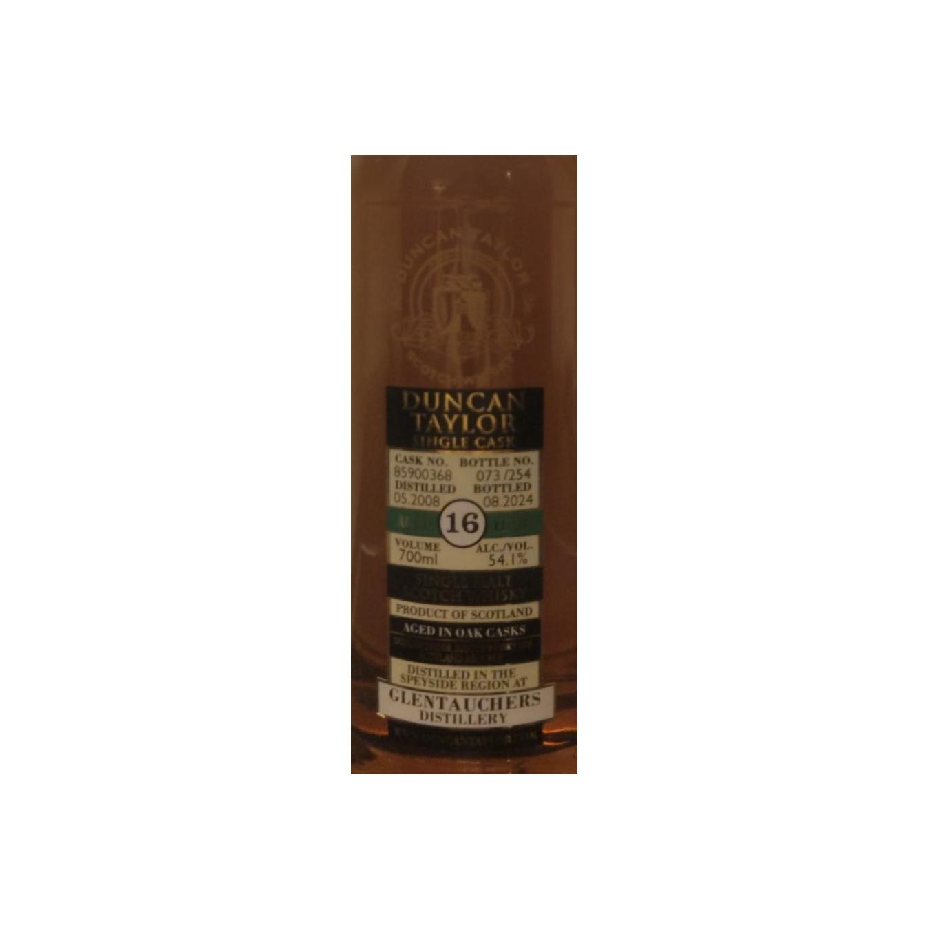 Glentauchers 2008 16 Years Single Malt Whisky