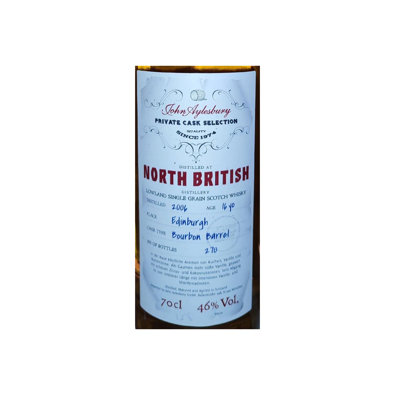 North British 2006 16 Years Single Grain Whisky