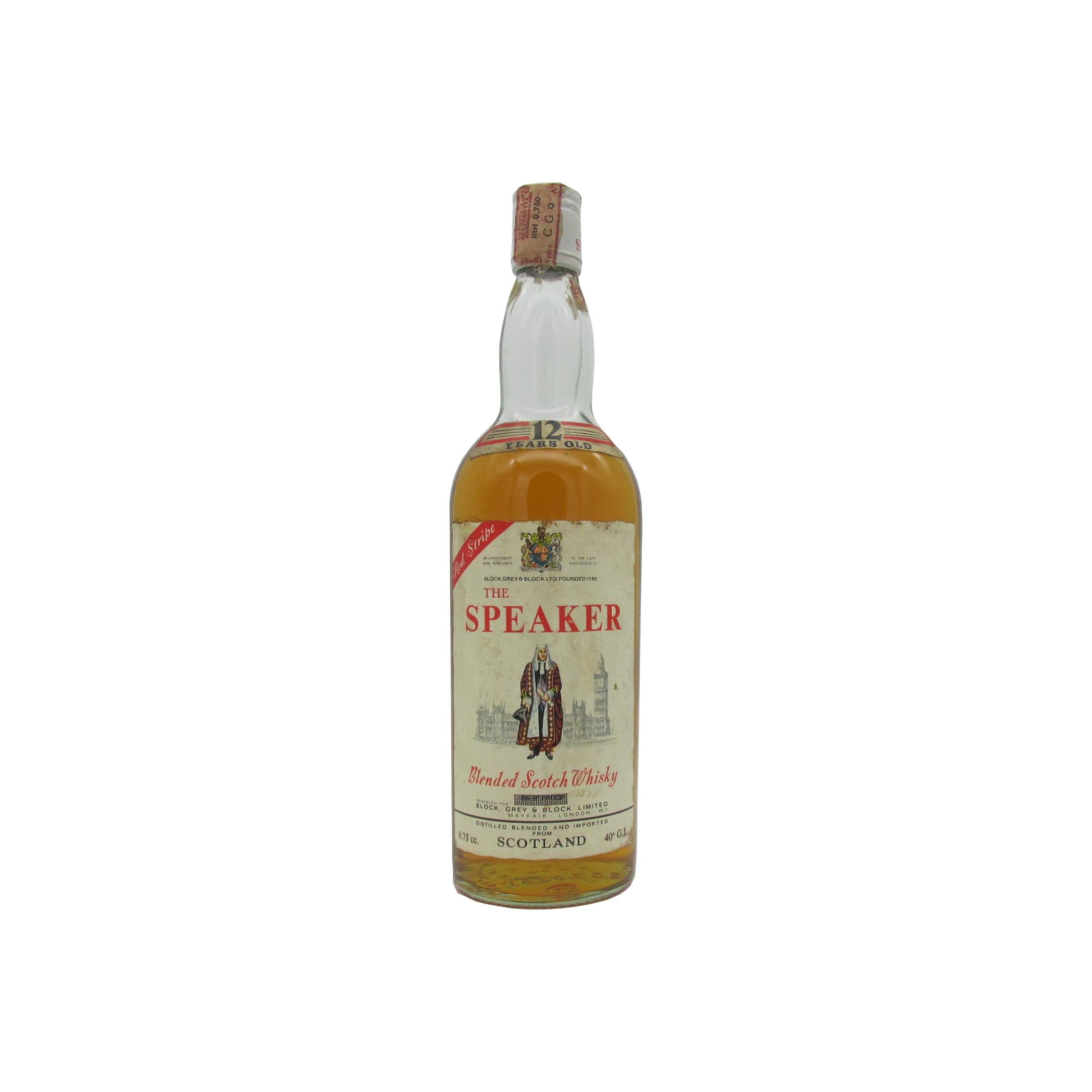 The Speaker Blended Scotch Whisky BG&B