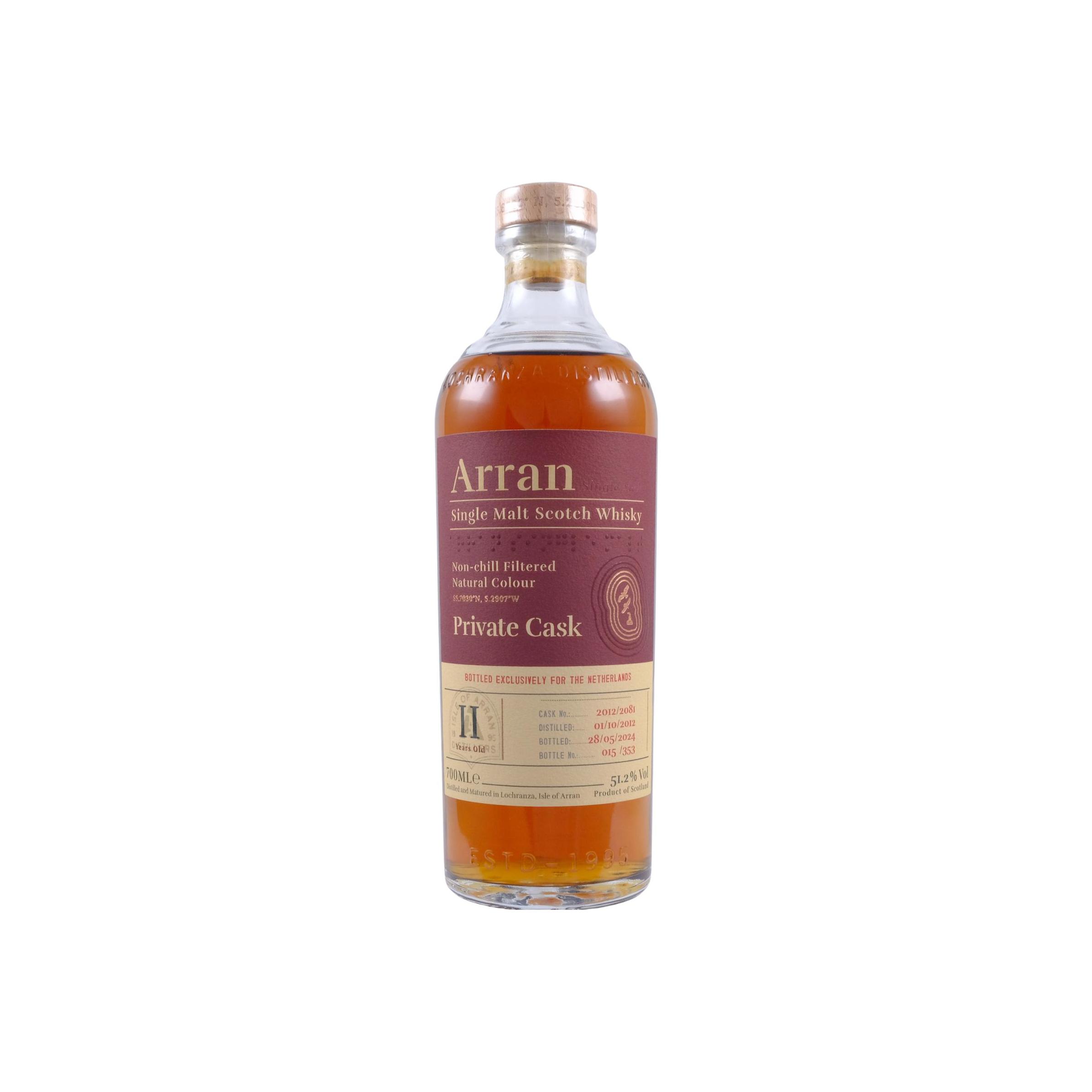 Arran Private Cask 2012 11 Years Single Malt Whisky