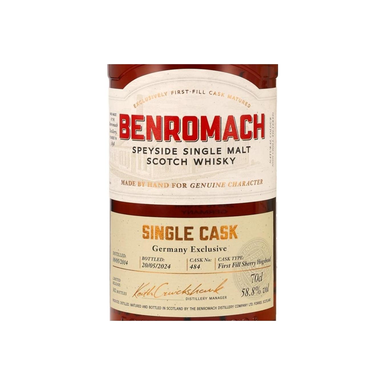 Benromach Single Cask 2014 Single Malt Whisky 3
