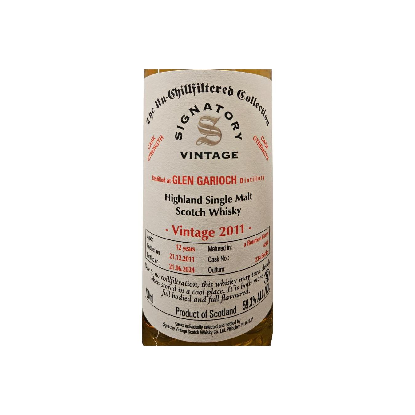 Glen Garioch The Un-Chillfiltered Collection 2011 12 Years Single Malt Whisky 2