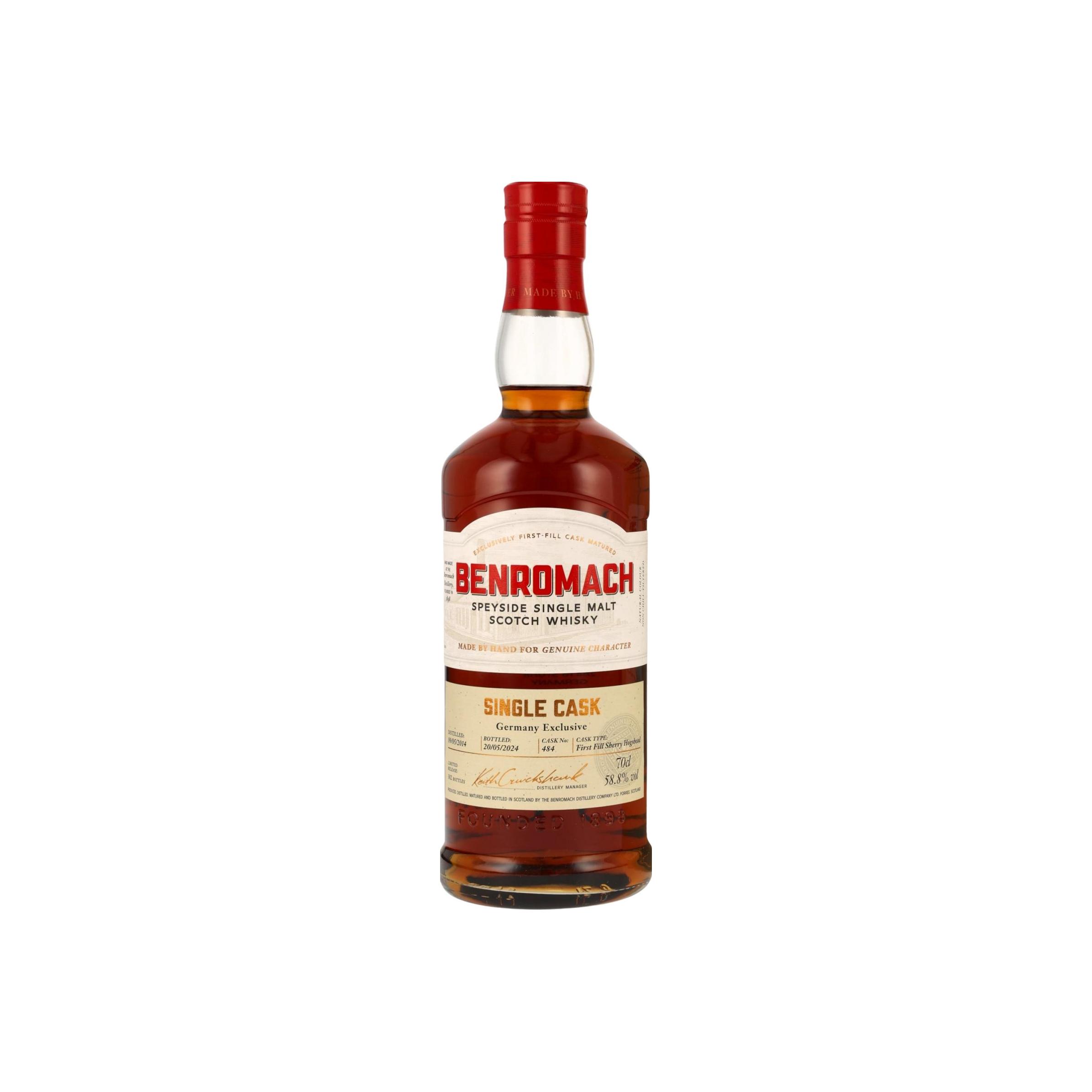 Benromach Single Cask 2014 Single Malt Whisky