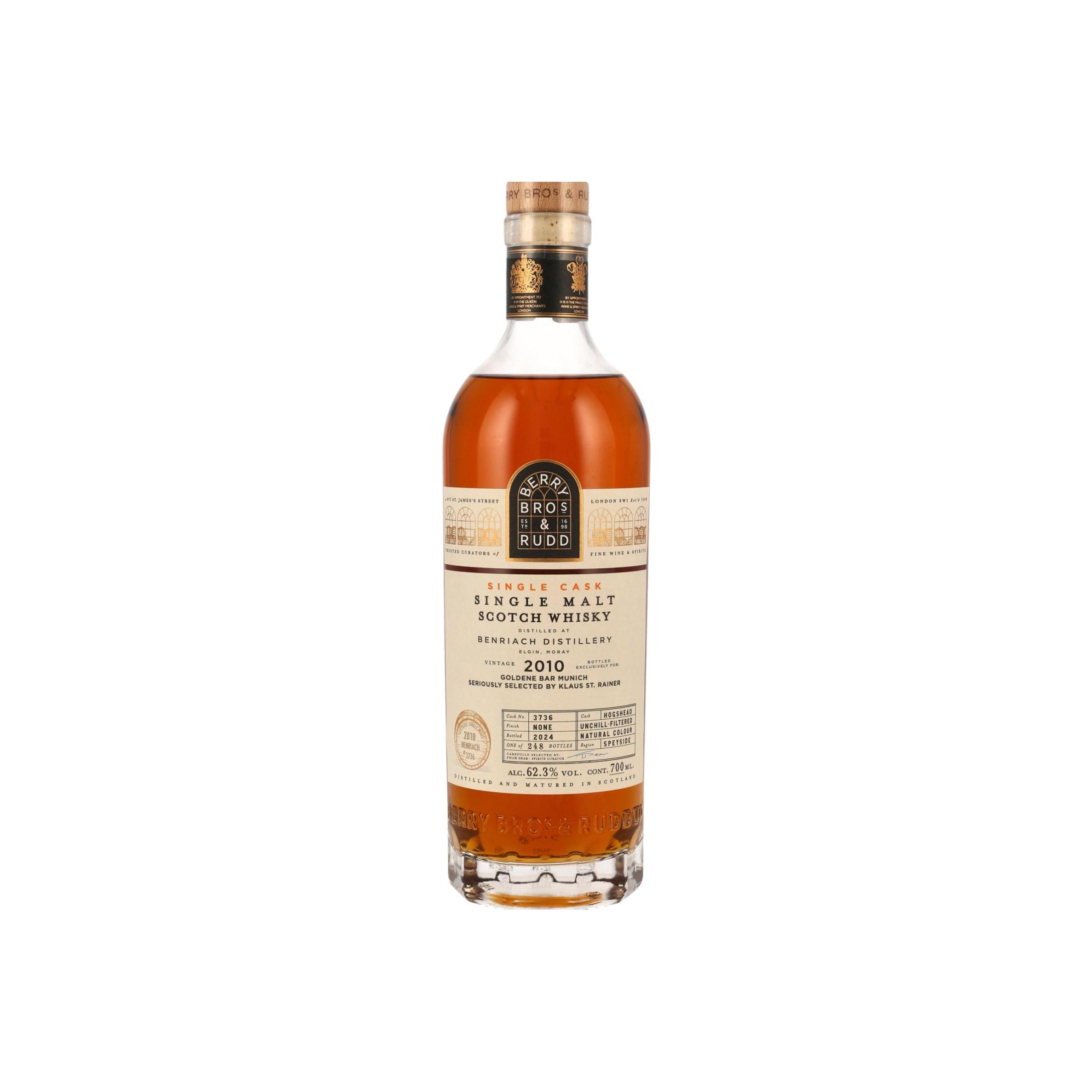 BenRiach Single Cask 2010 Single Malt Whisky