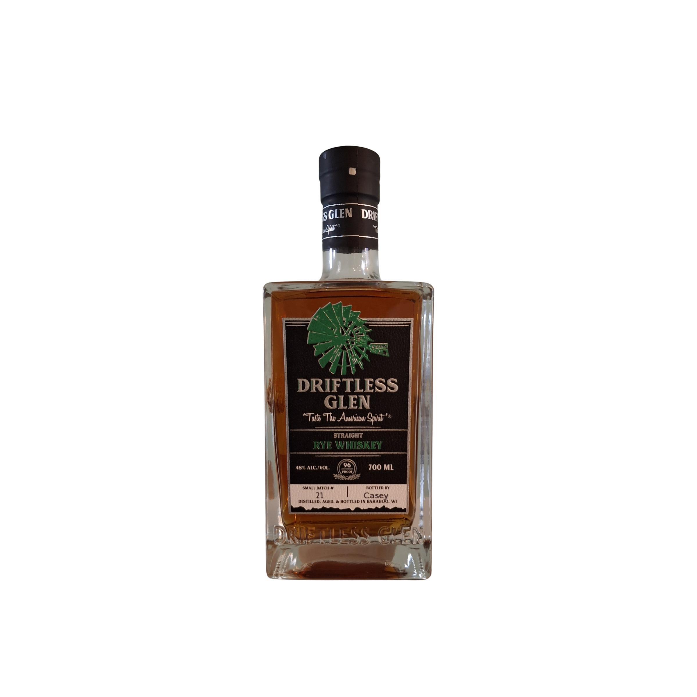 Driftless Glen Straight Rye Whiskey