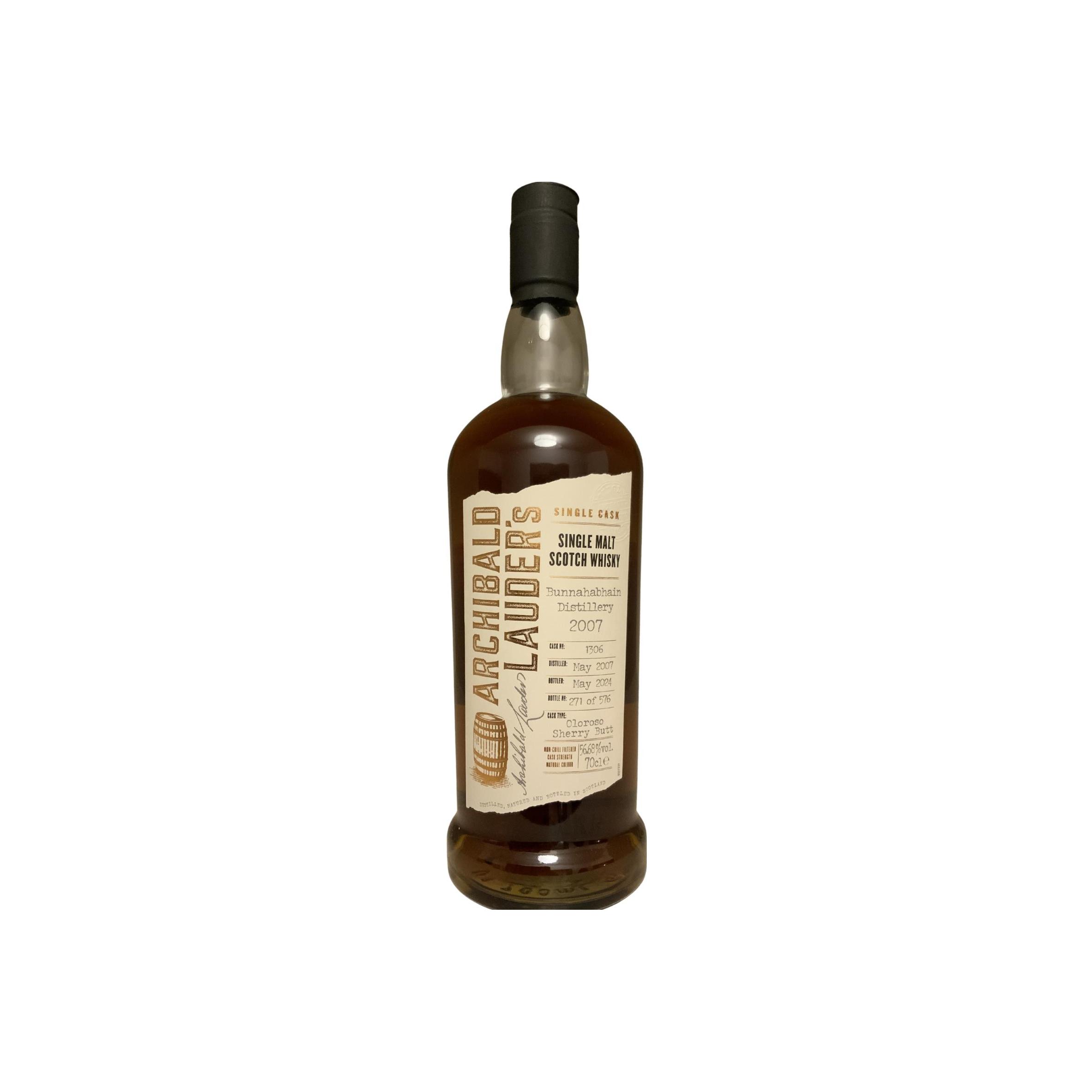 Bunnahabhain Single Cask 2007 Single Malt Whisky