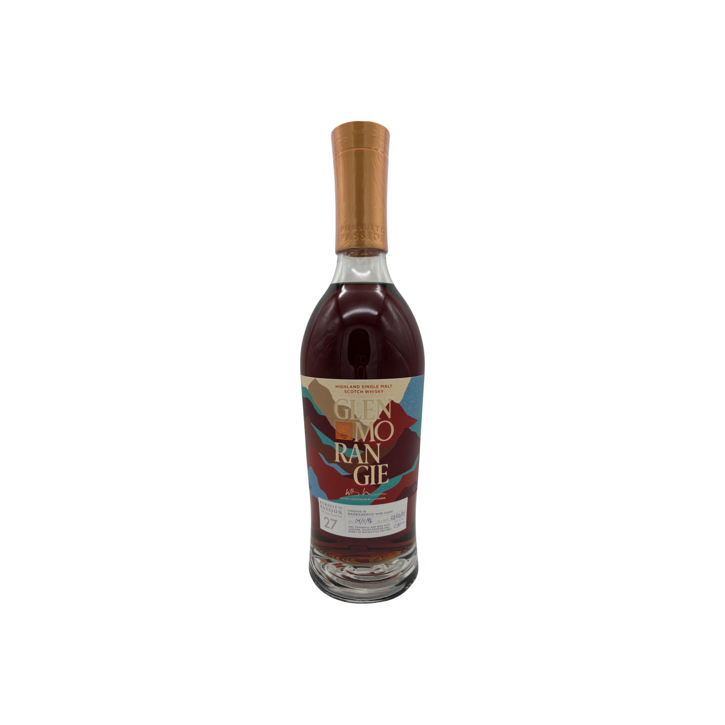 Glenmorangie 1996 27 Years Single Malt Whisky
