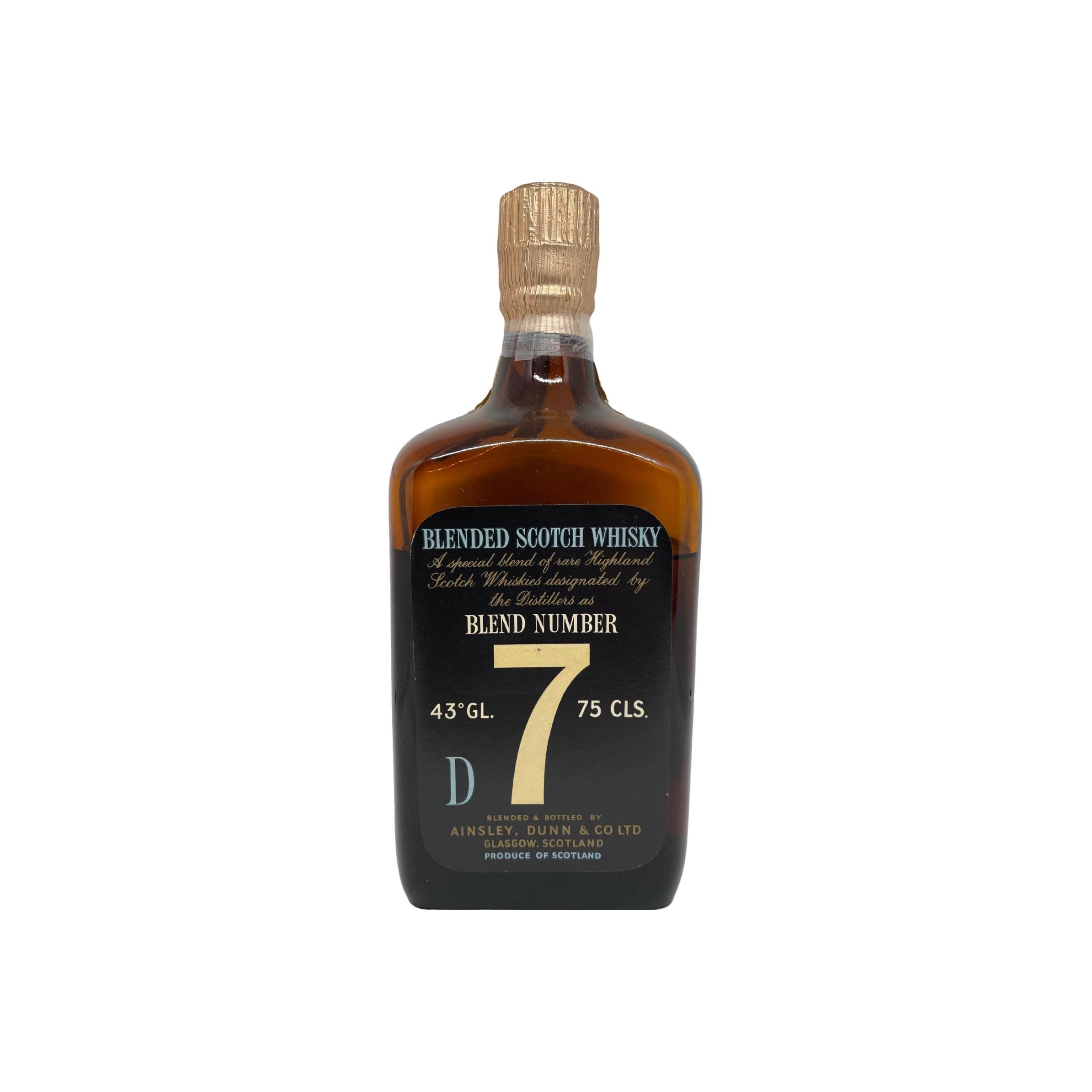 Blend Number 7 Blended Scotch Whisky