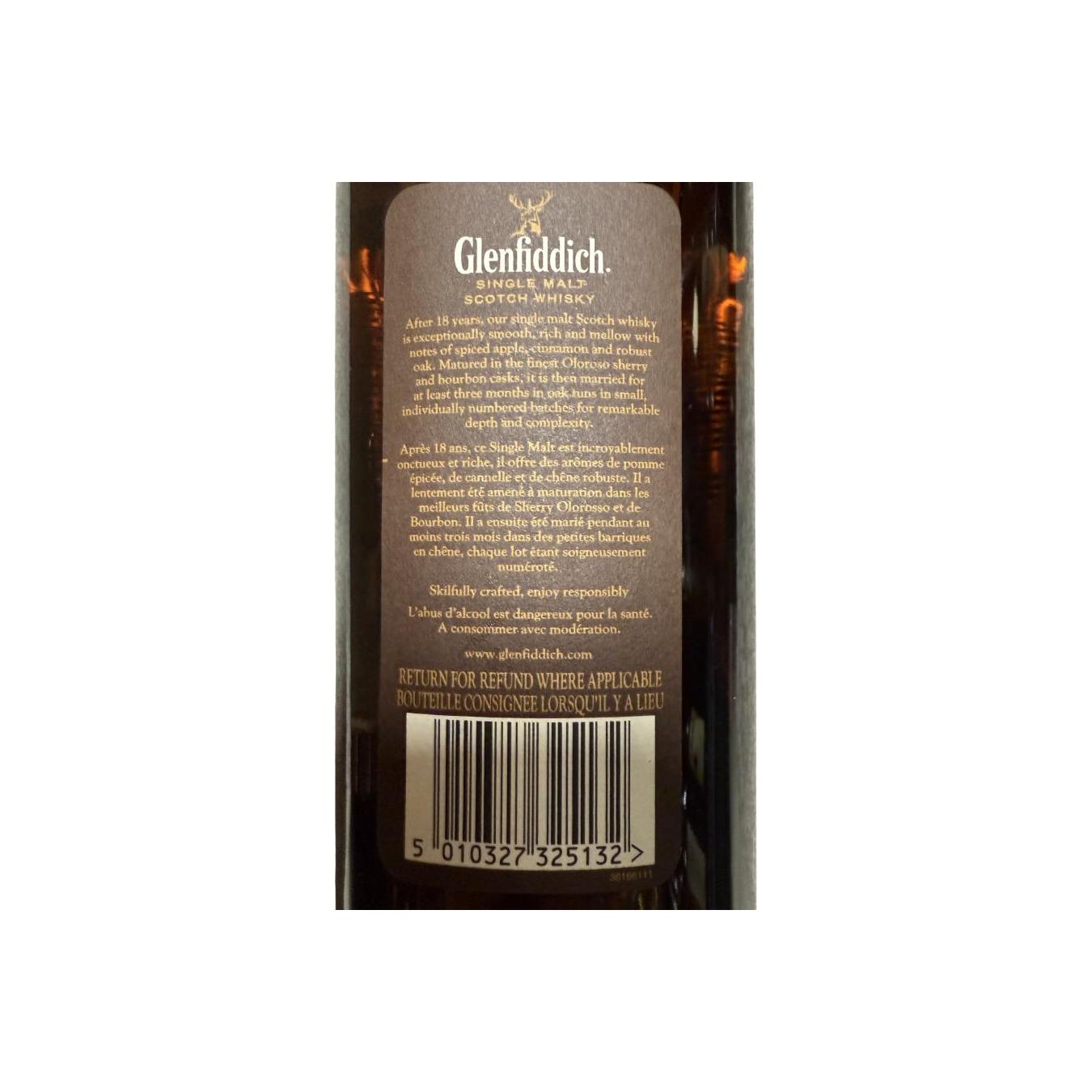 Glenfiddich 18 Years Single Malt Whisky 3