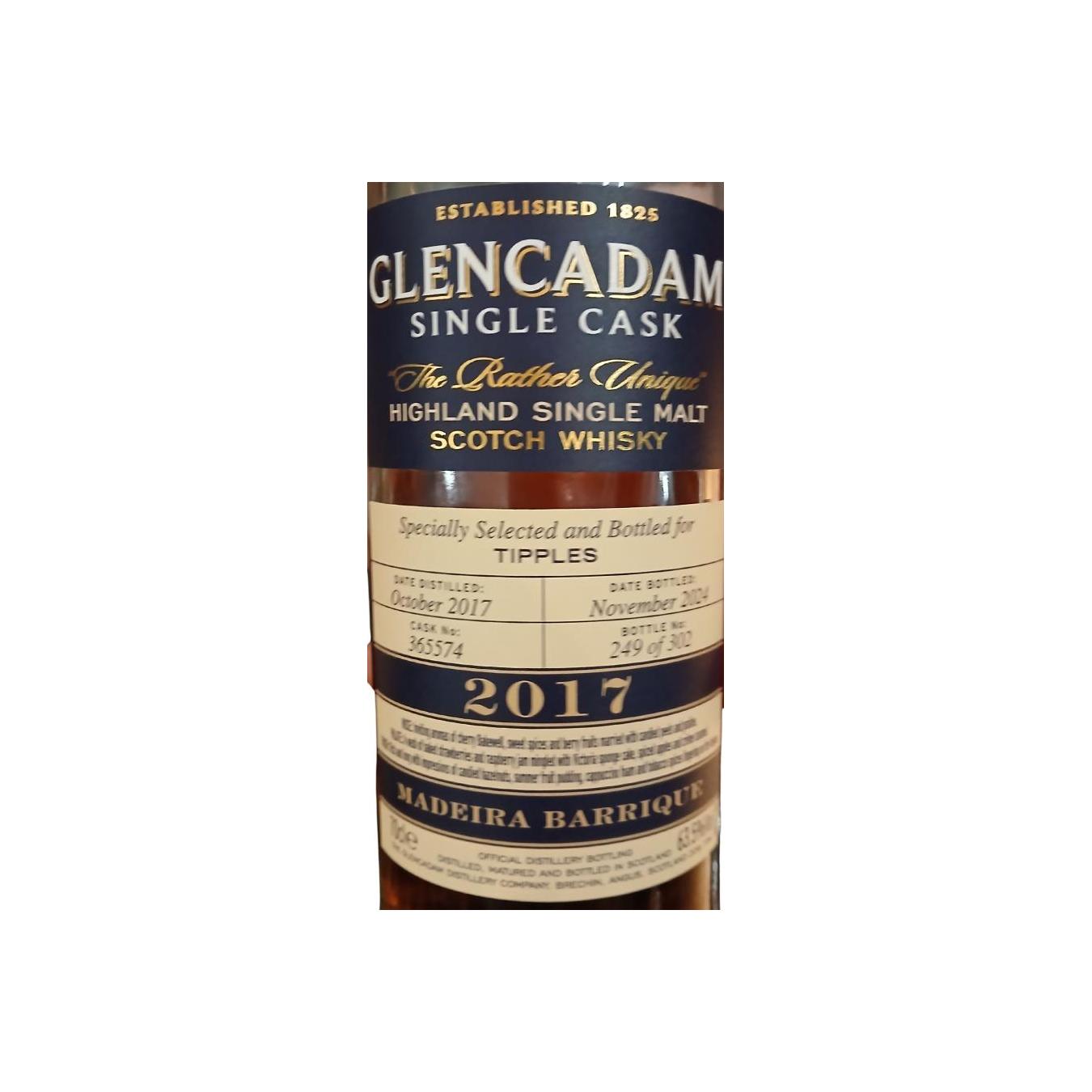 Glencadam Single Cask 2017 Single Malt Whisky
