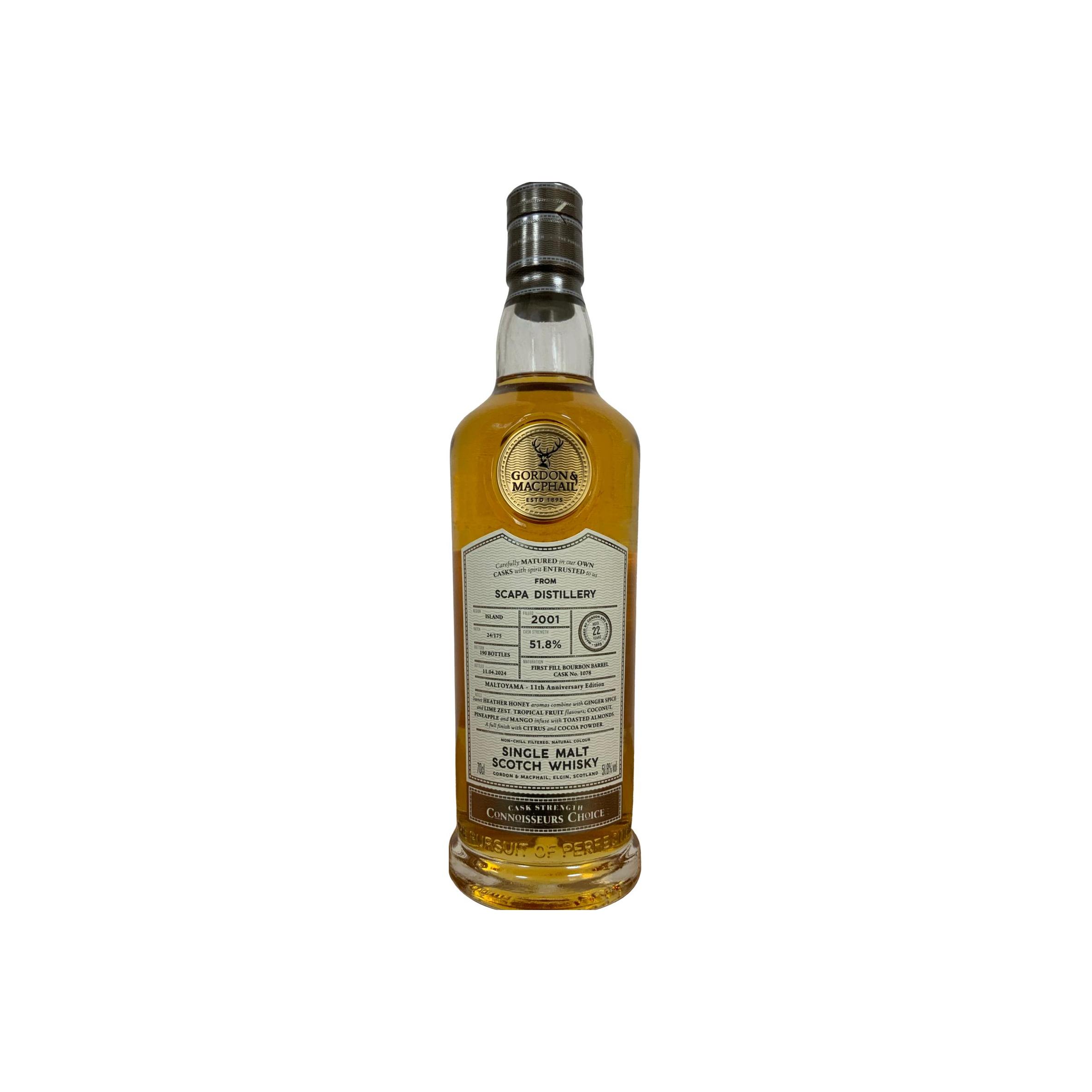 Scapa Connoisseurs Choice - Cask Strength 2001 22 Years Single Malt Whisky