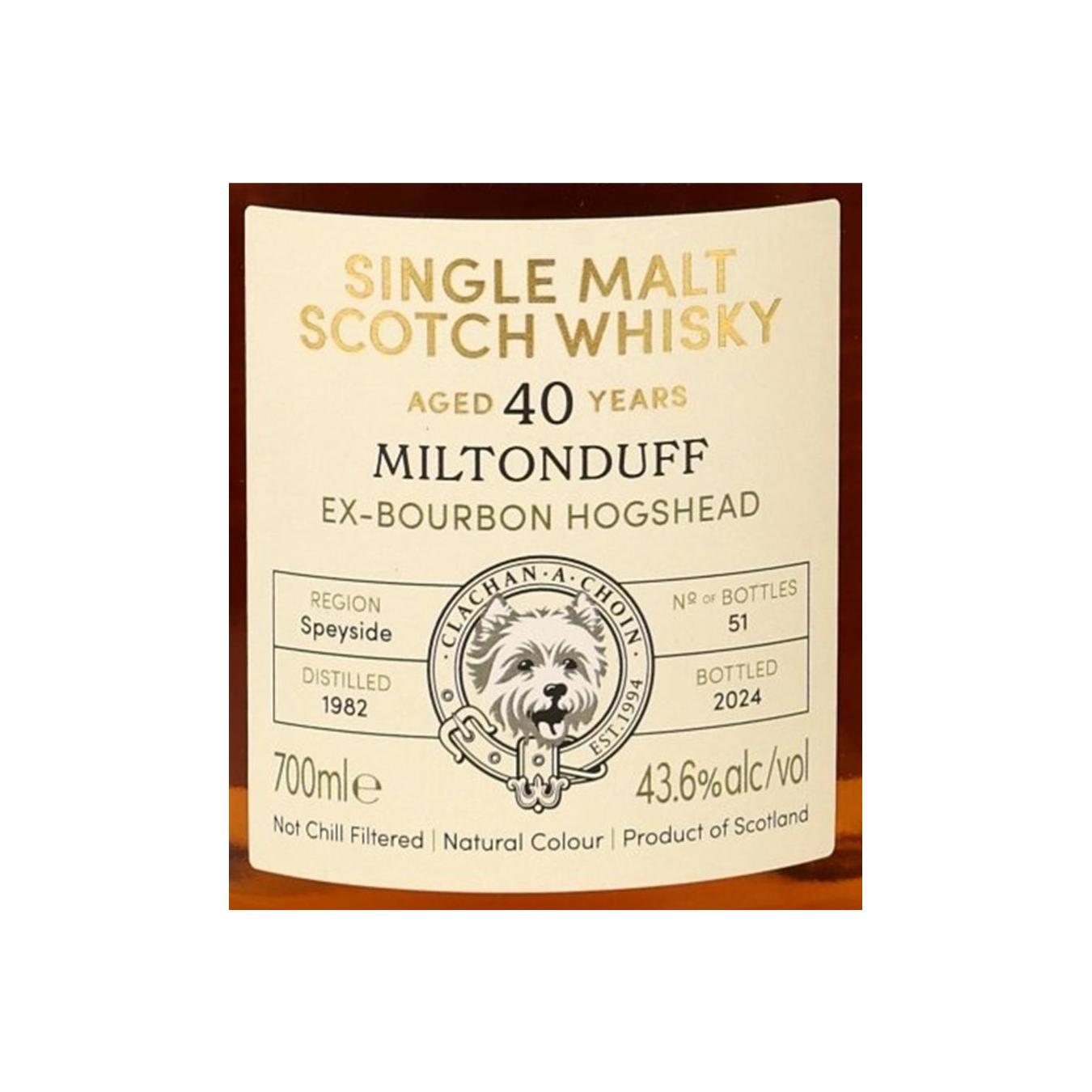 Miltonduff 1982 40 Years Single Malt Whisky 3