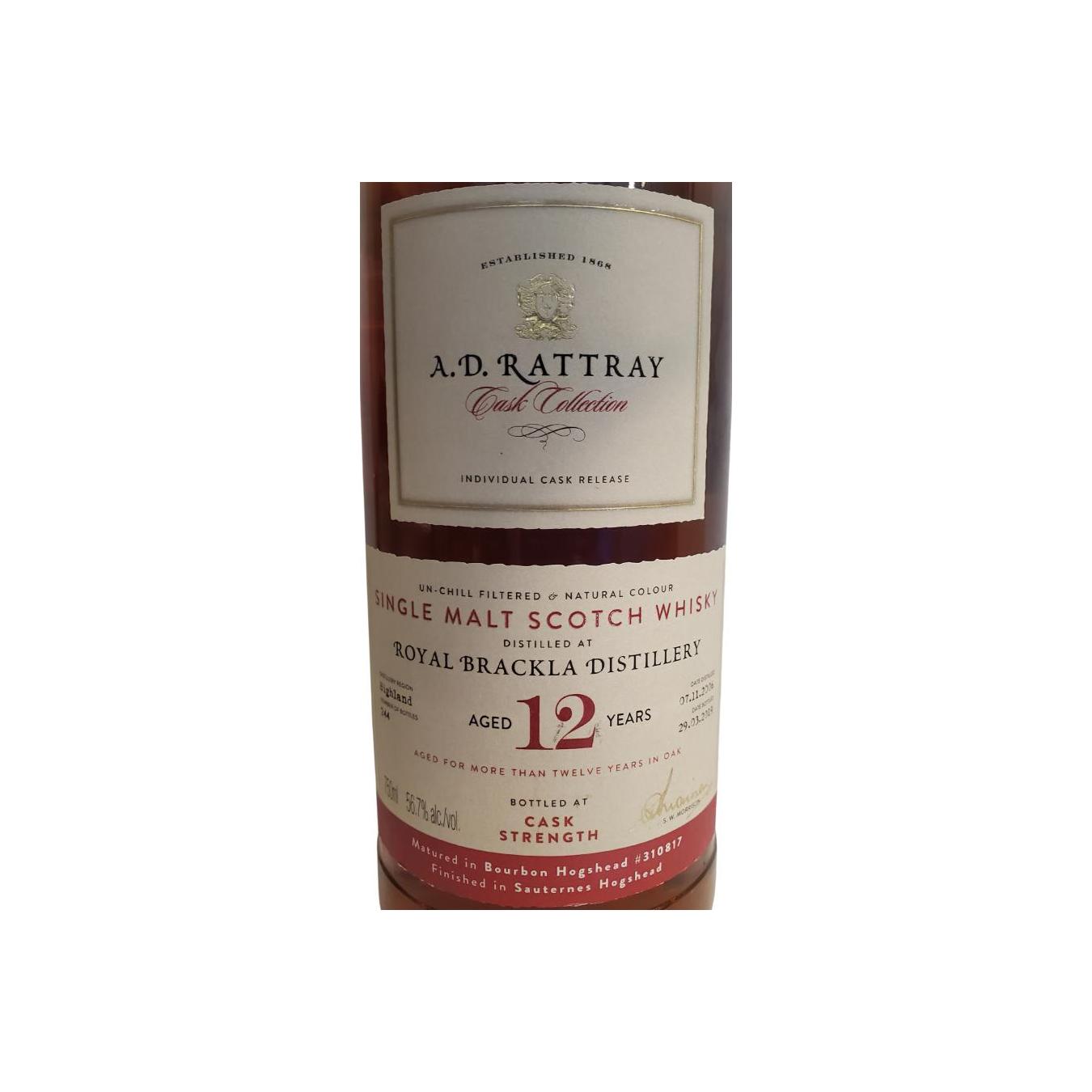 Royal Brackla 2006 12 Years Single Malt Whisky