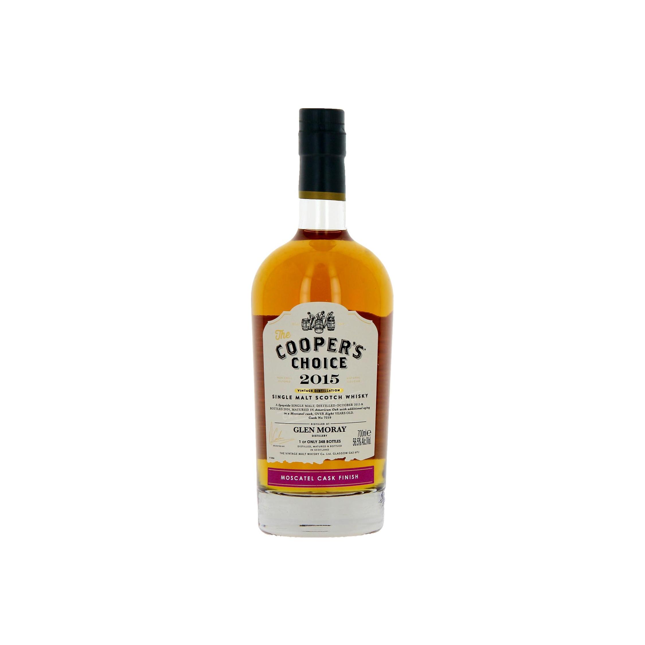 Glen Moray The Cooper's Choice 2015 8 Years Single Malt Whisky