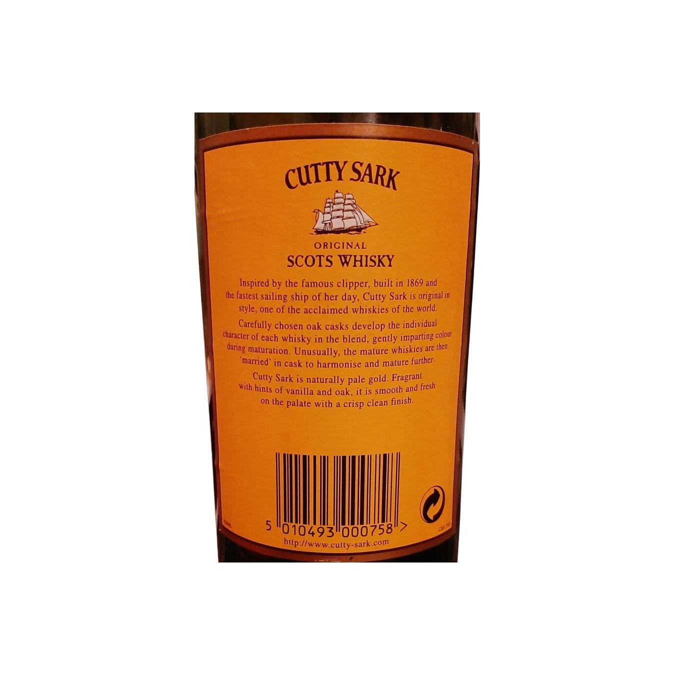 Cutty Sark Original Scots Whisky BR 3
