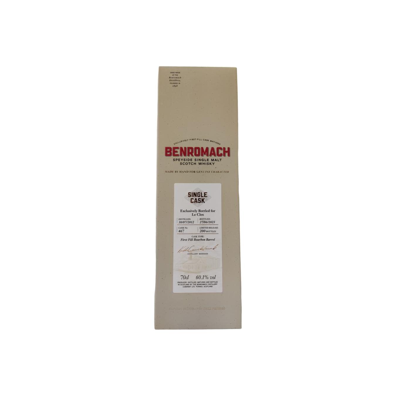 Benromach Single Cask 2012 Single Malt Whisky 3