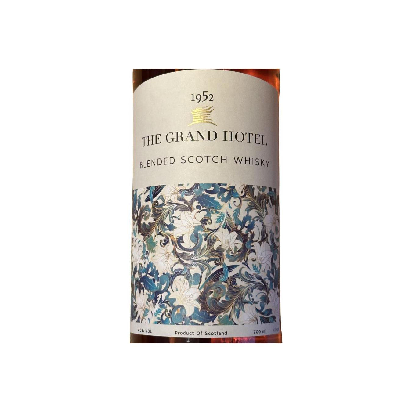 Blended Scotch Whisky Grand Hotel Taipeh ADD