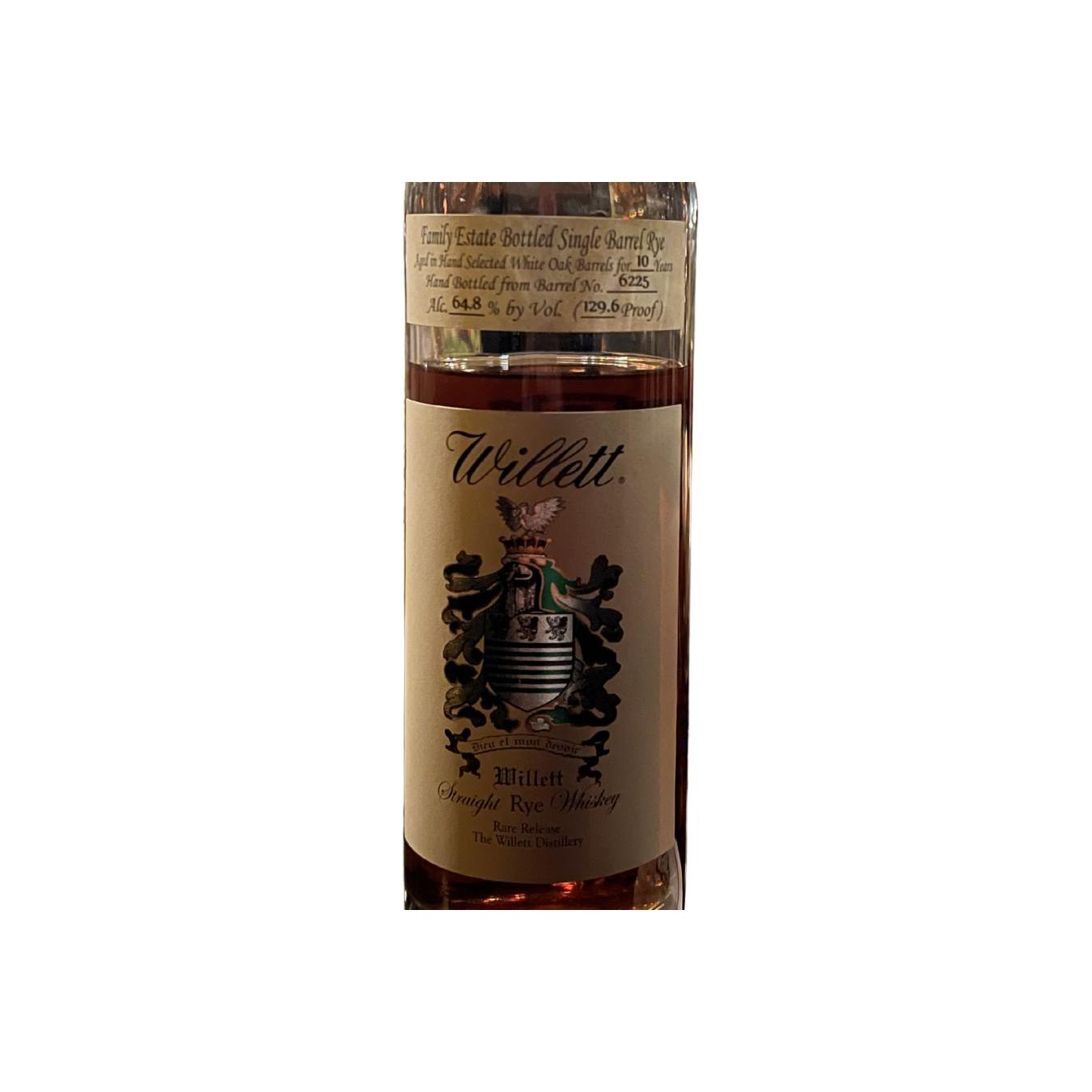 Willett 10 Years Rye Whisky