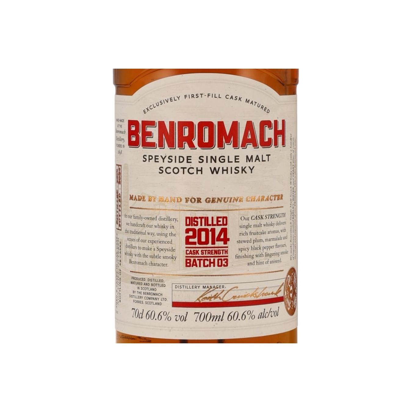 Benromach 2014 Single Malt Whisky 3