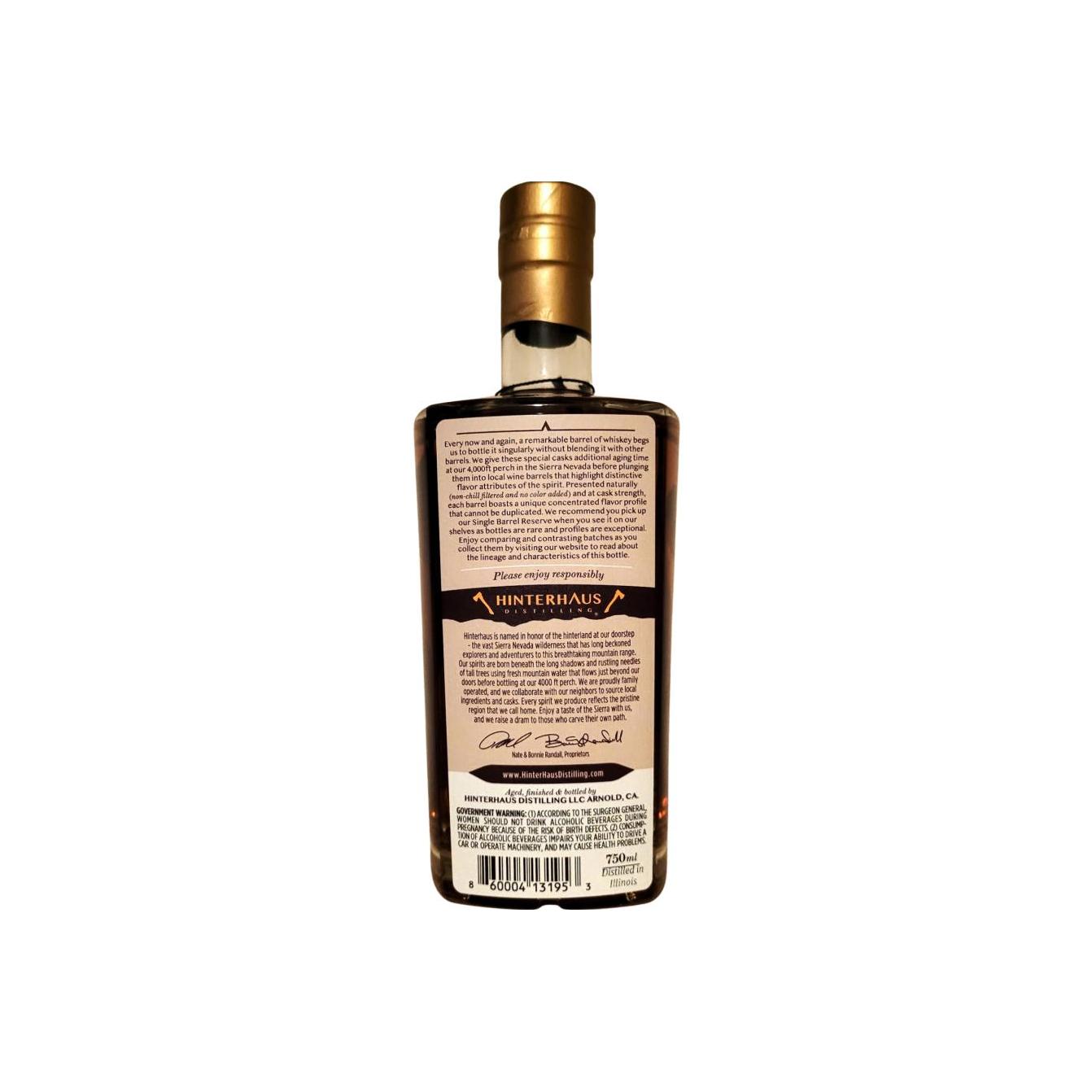 Hinterhaus Distilling 04-year-old 2