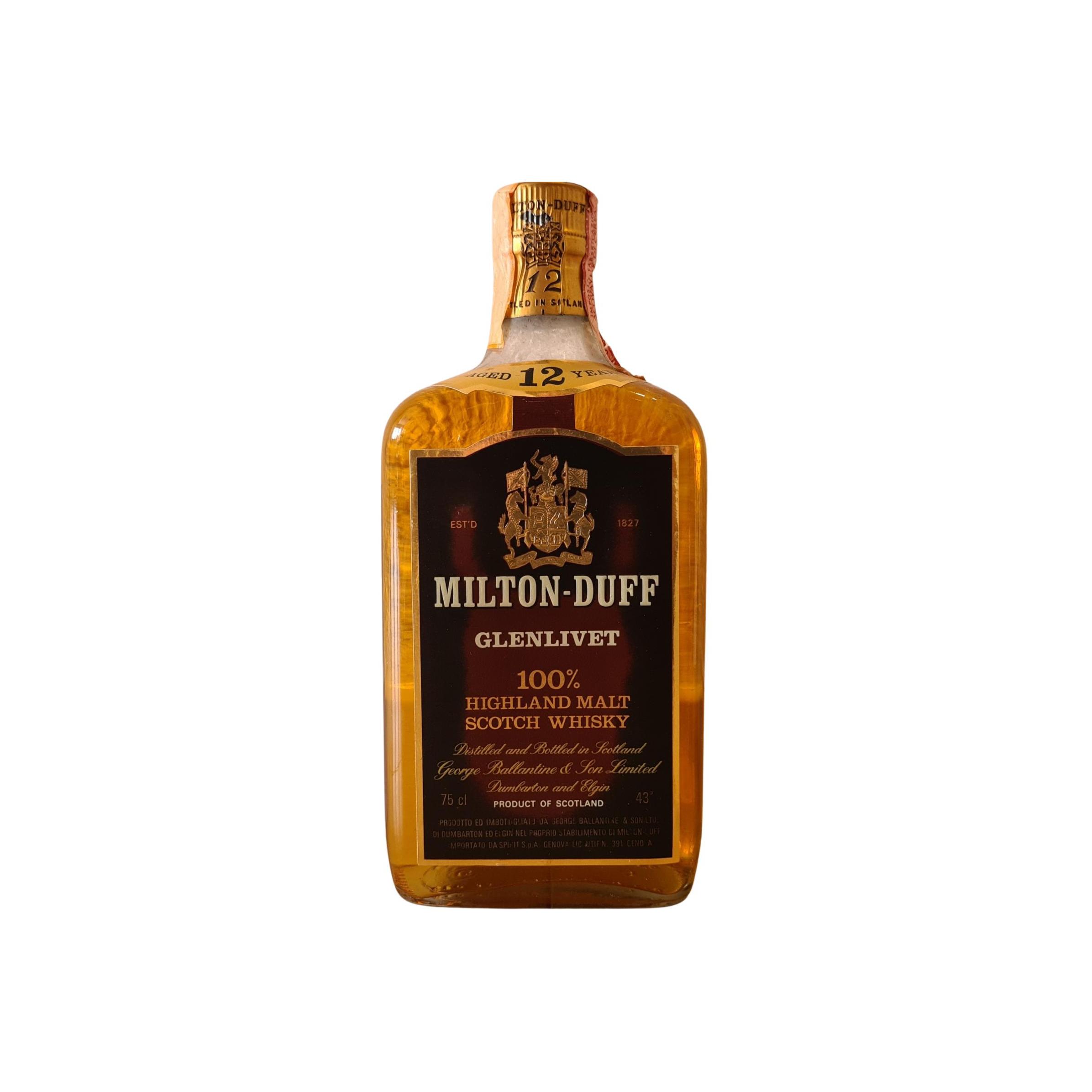Miltonduff 12 Years Single Malt Whisky