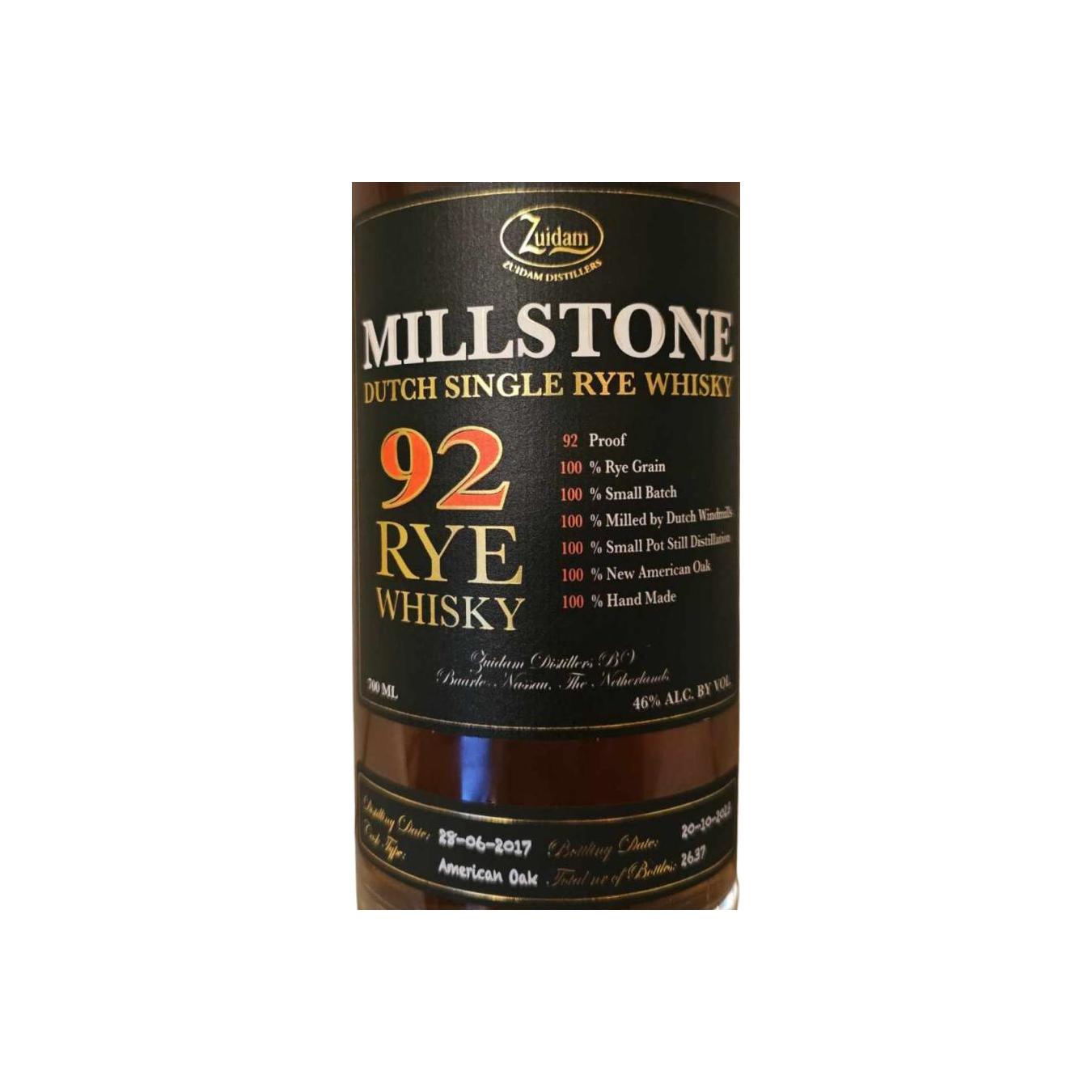 Zuidam 2017 Rye Whisky