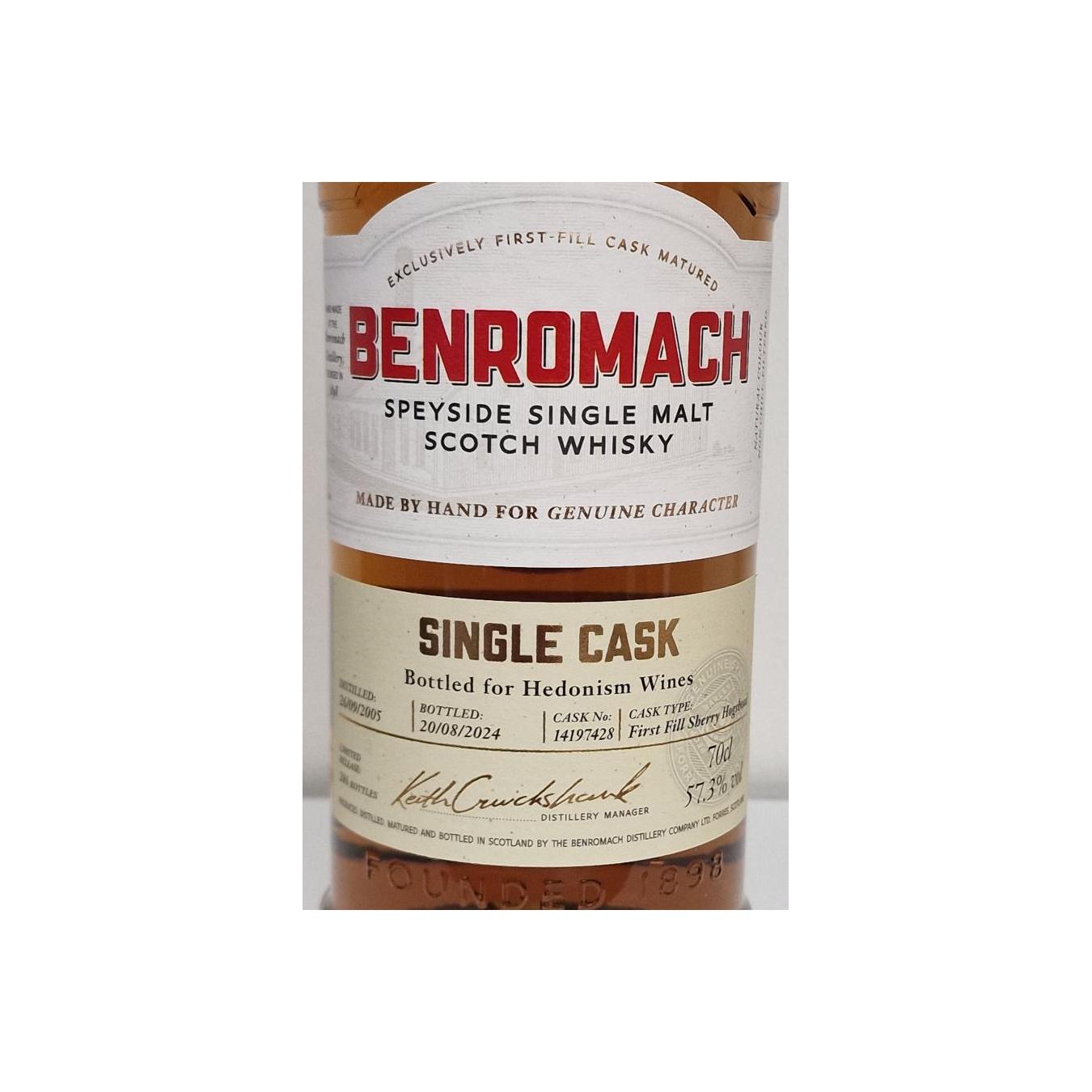Benromach Single Cask 2005 Single Malt Whisky 2