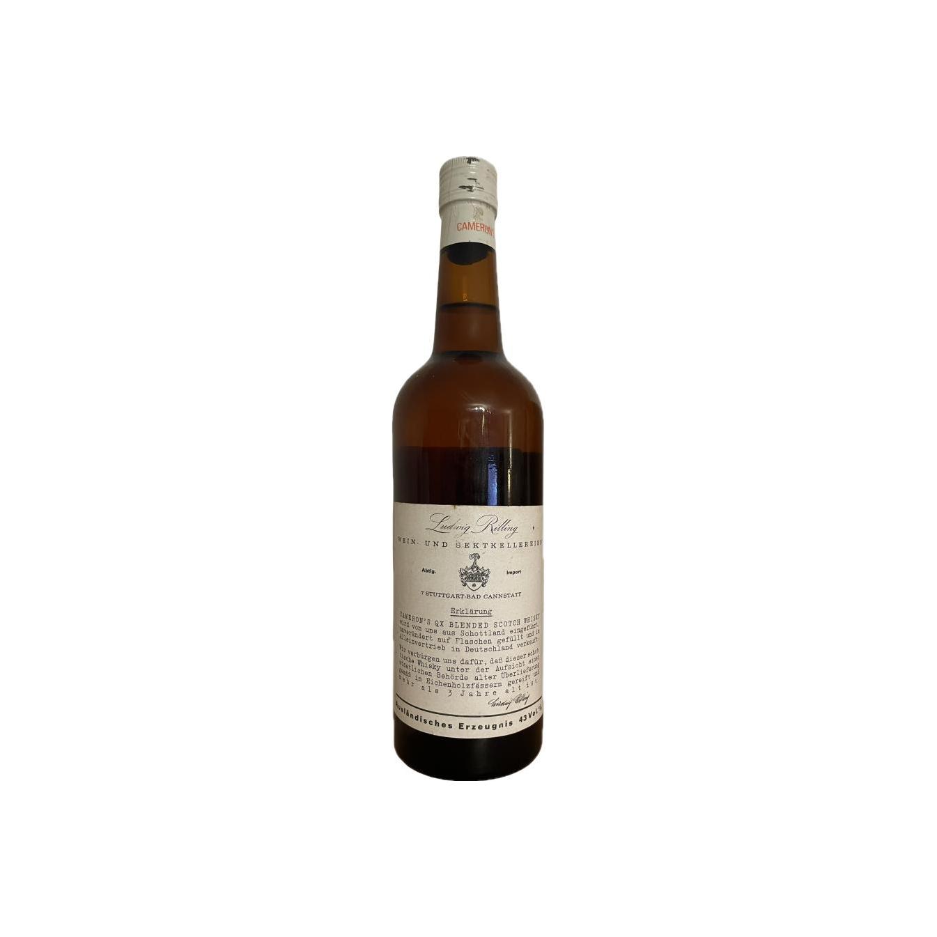Cameron's QX Blended Scotch Whisky 2