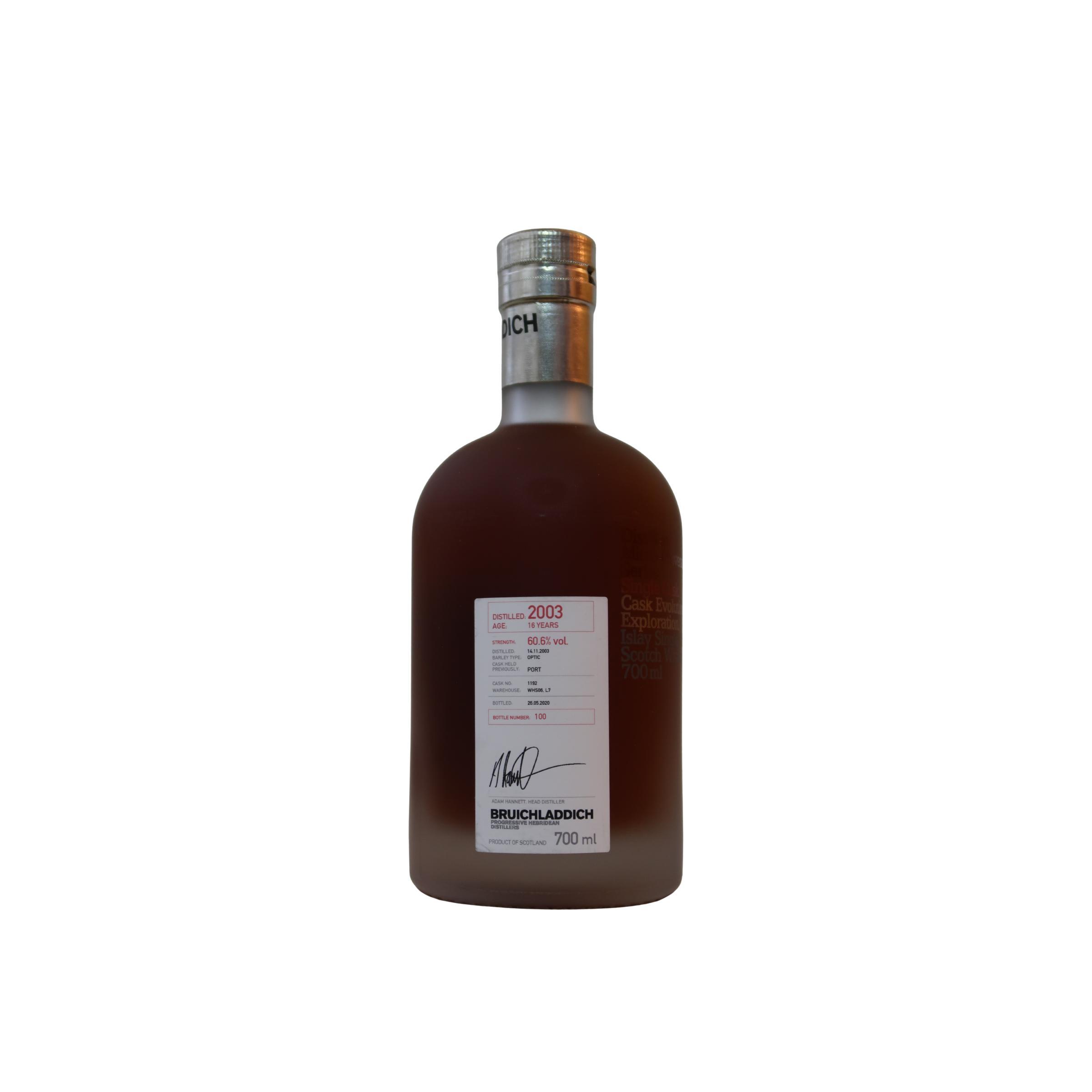 Bruichladdich 2003 16 Years Single Malt Whisky