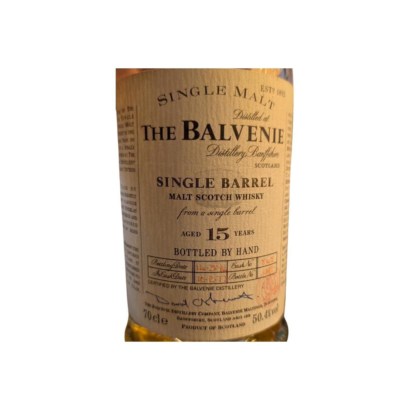 Balvenie 15-year-old