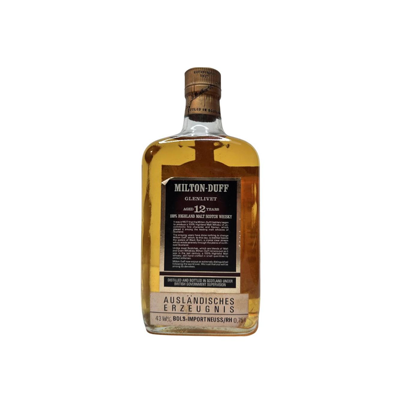 Miltonduff 12 Years Single Malt Whisky 2