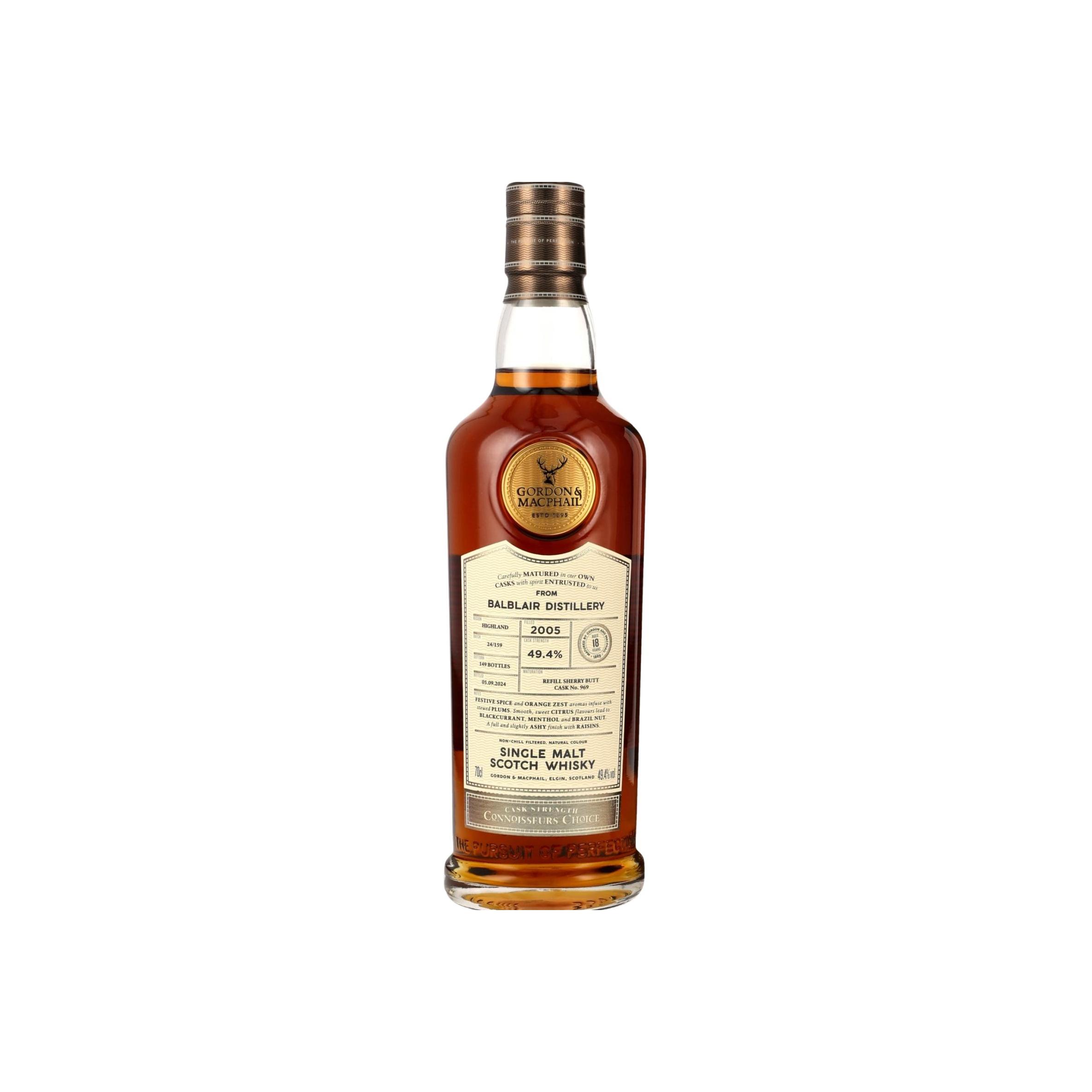 Balblair Connoisseurs Choice - Cask Strength 2005 18 Years Single Malt Whisky