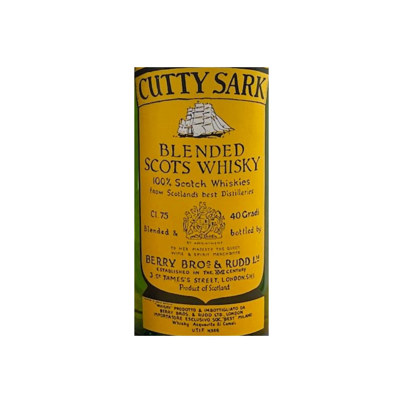 Cutty Sark Blended Scots Whisky BR 2