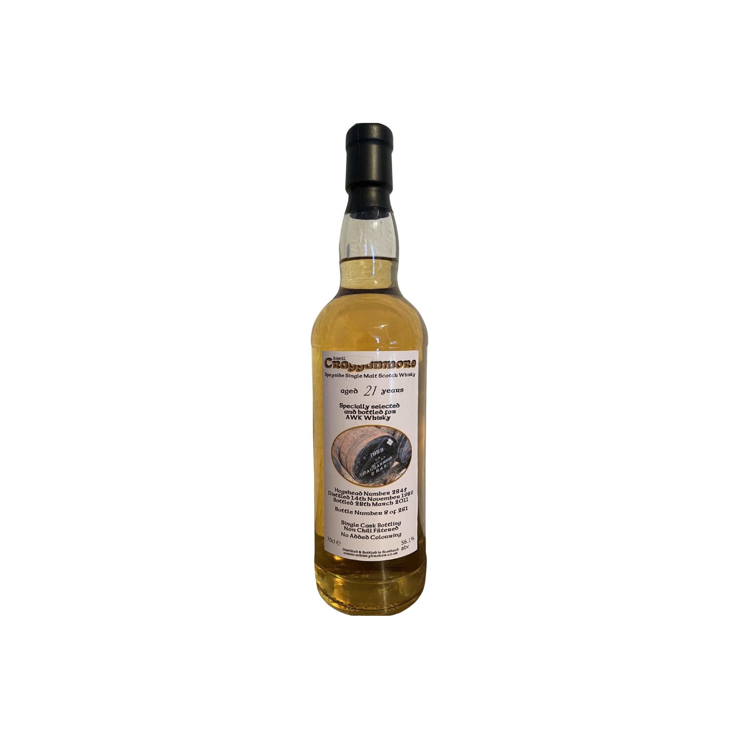 Cragganmore Private Bottling 1989 21 Years Single Malt Whisky