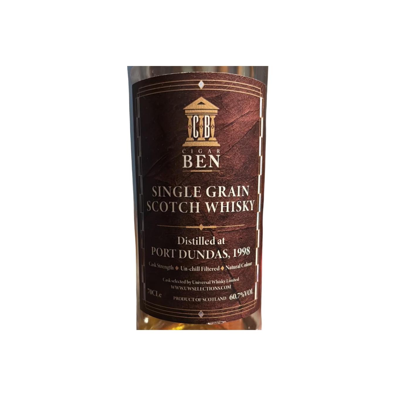 Port Dundas 1998 Single Grain Whisky