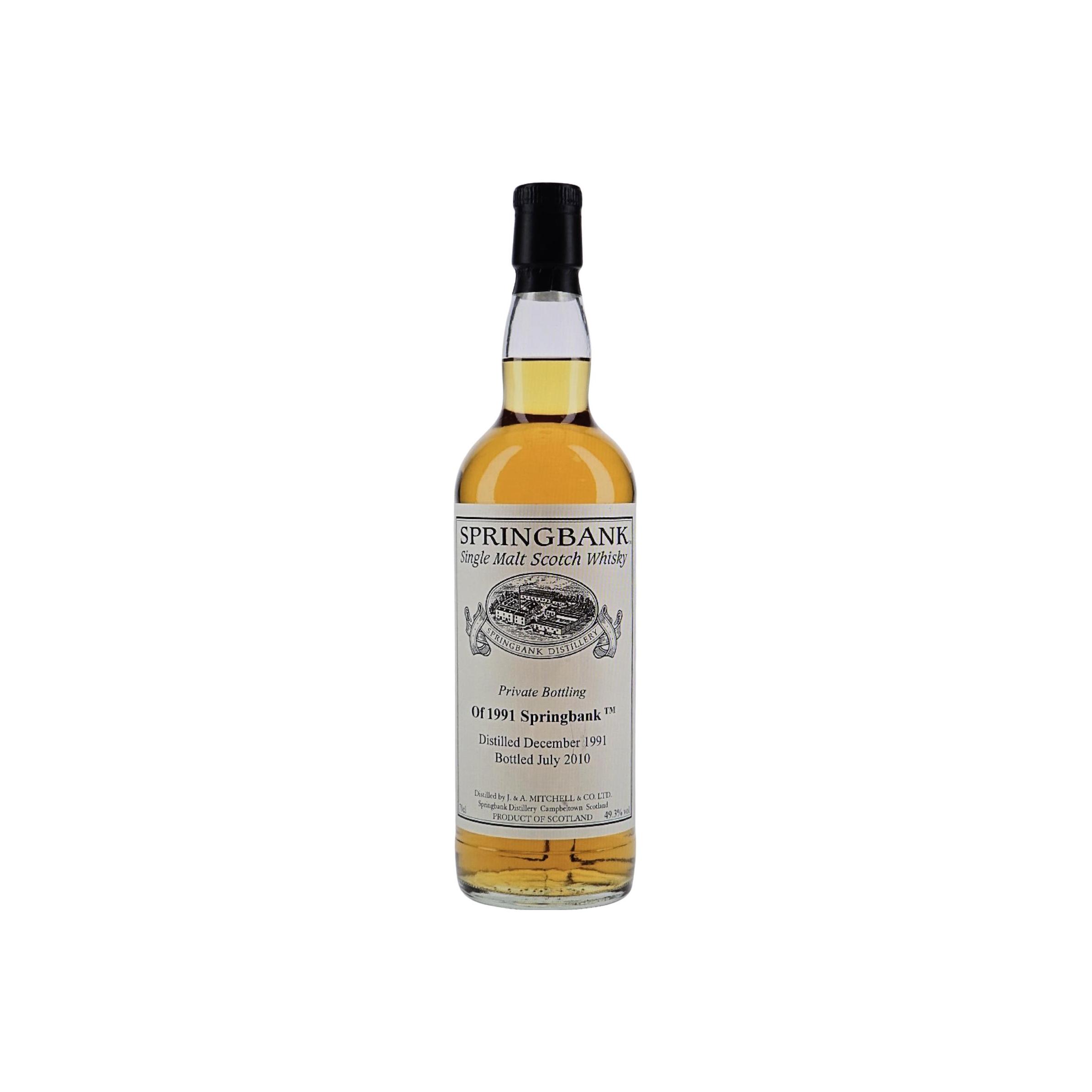Springbank Private Bottling 1991 Single Malt Whisky
