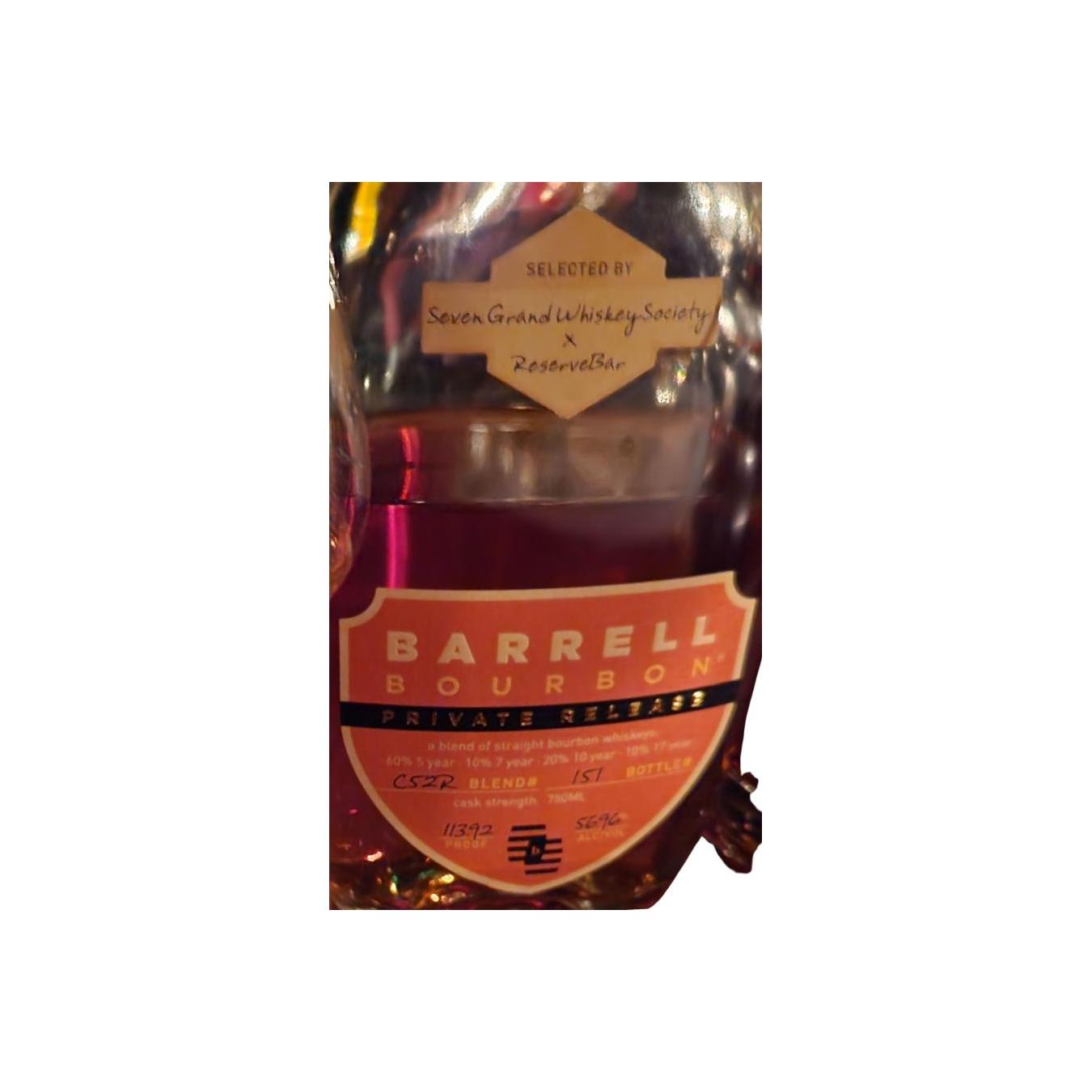 Barrell Bourbon Private Release