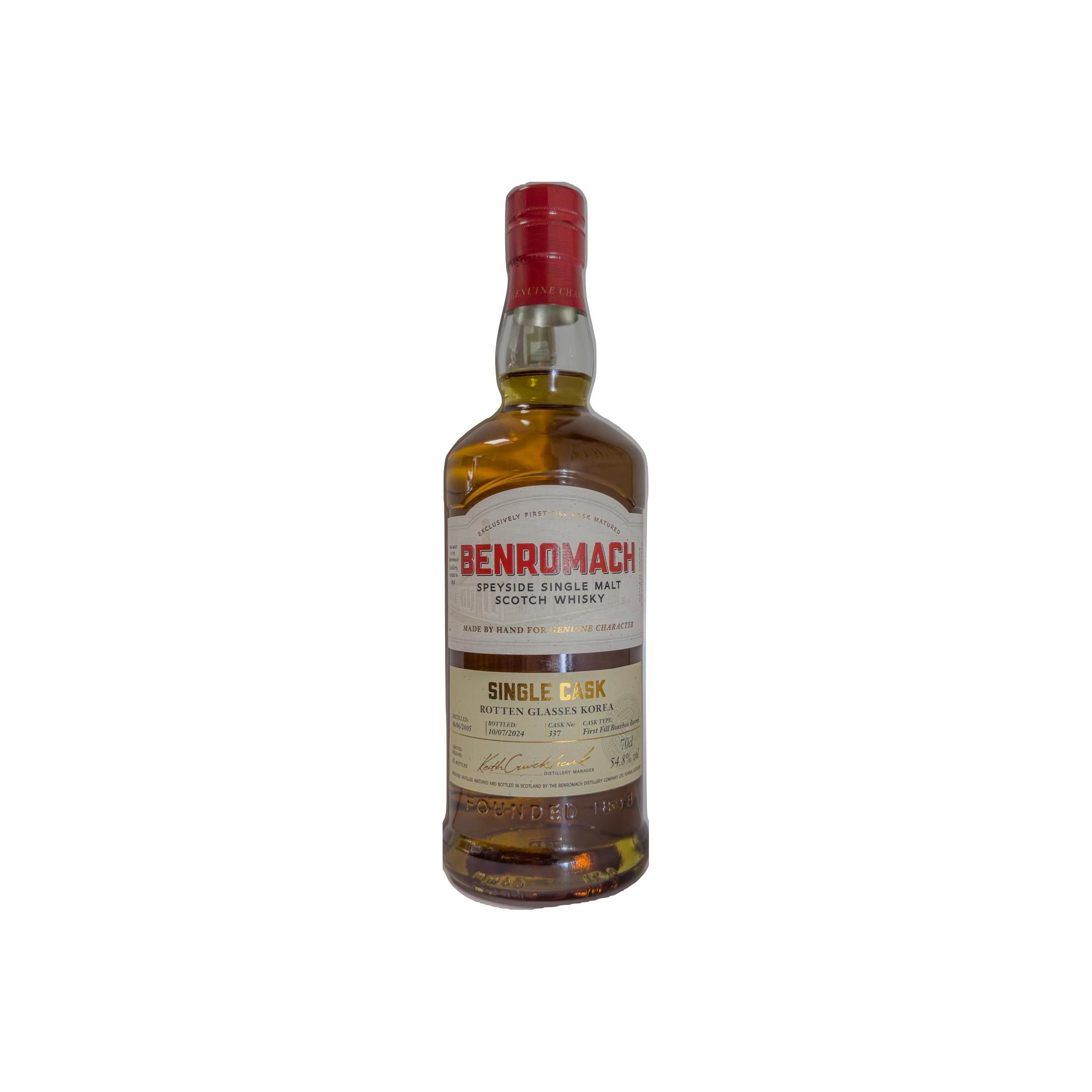 Benromach Single Cask 2005 Single Malt Whisky