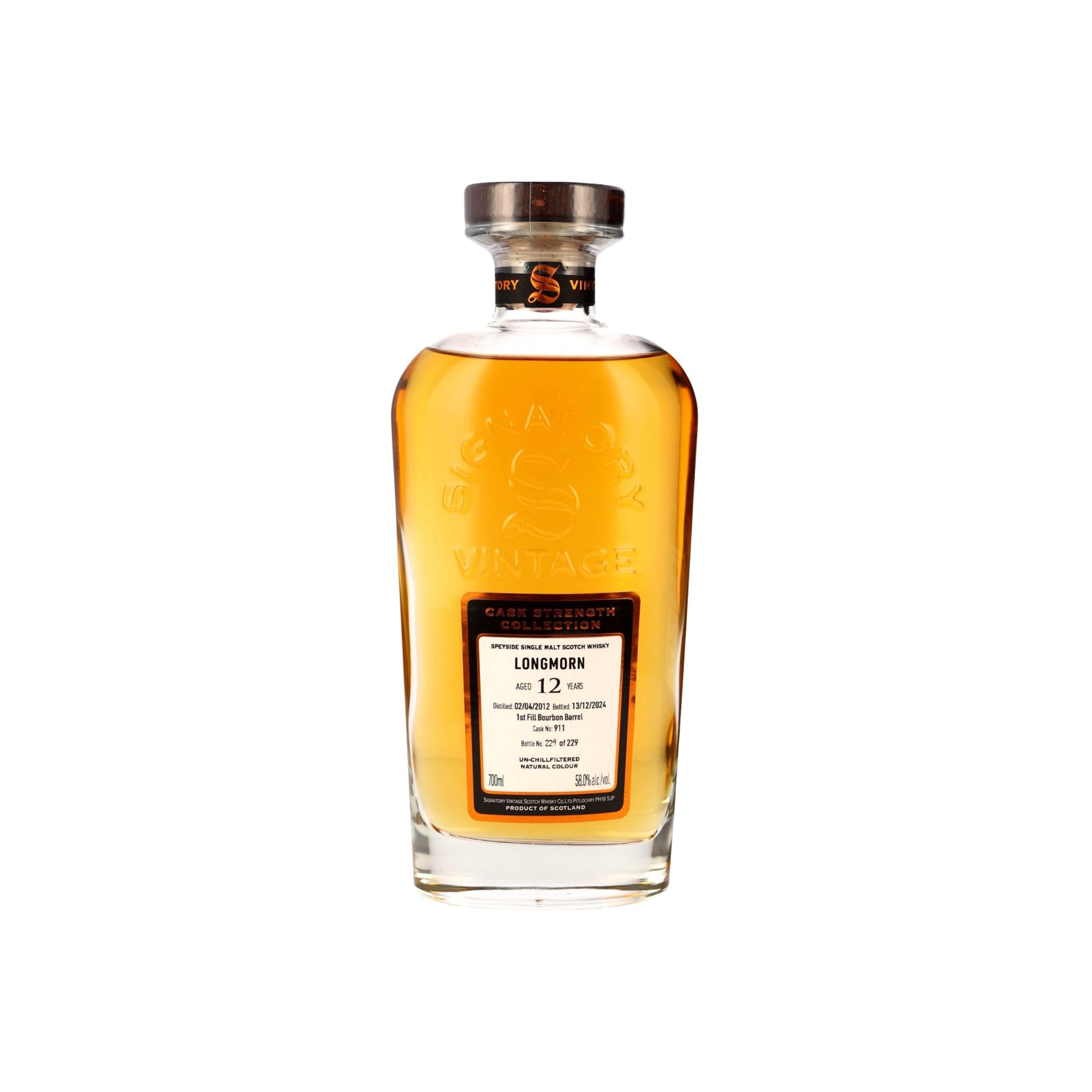 Longmorn Cask Strength Collection 2012 12 Years Single Malt Whisky