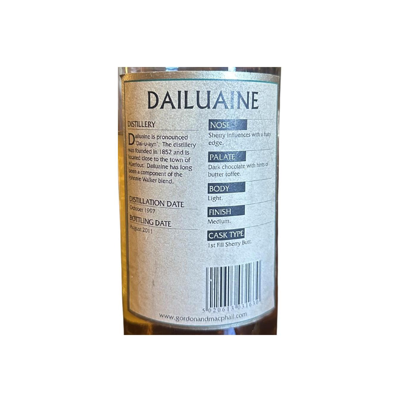 Dailuaine Connoisseurs Choice 1997 Single Malt Whisky 2