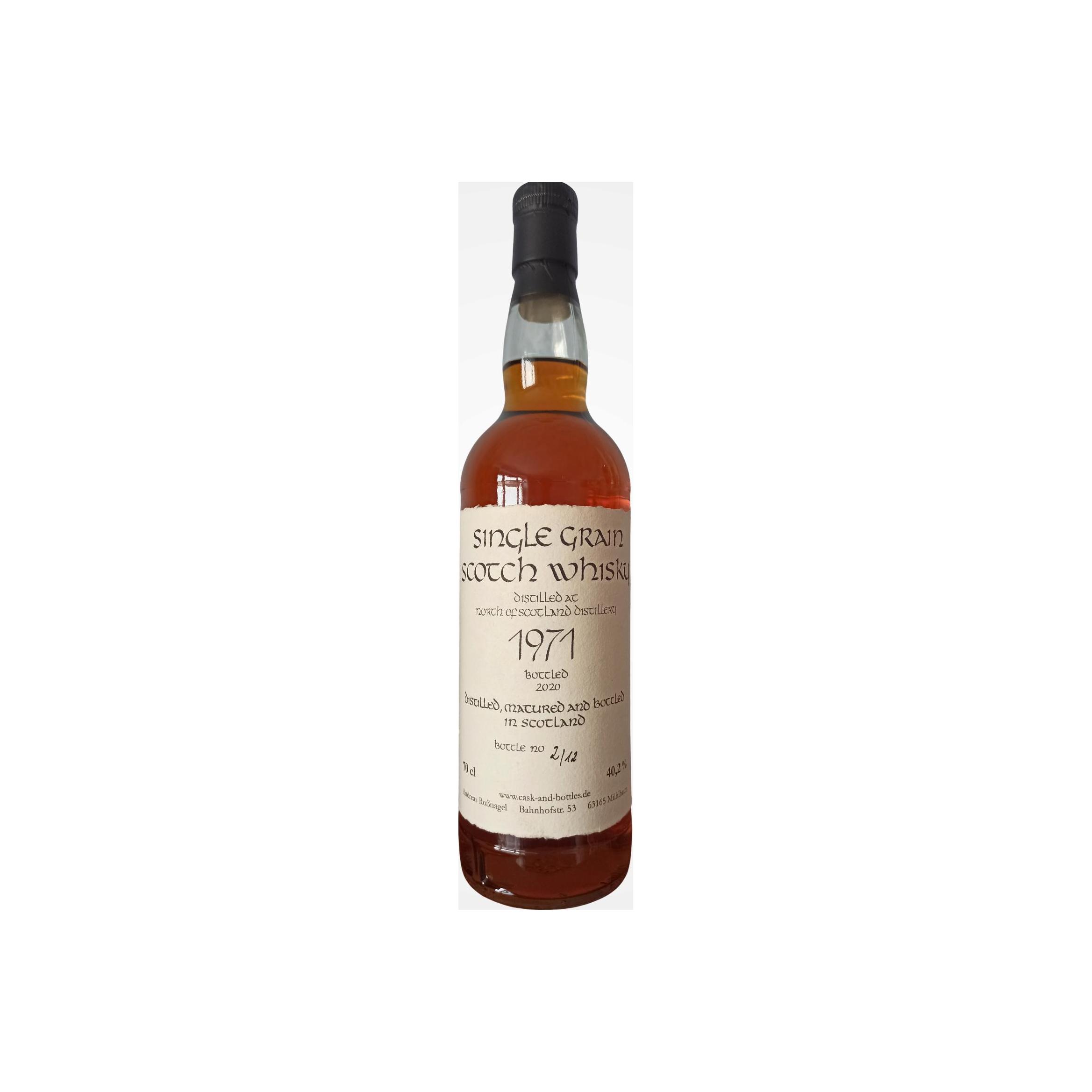 North of Scotland 1971 Single Grain Whisky