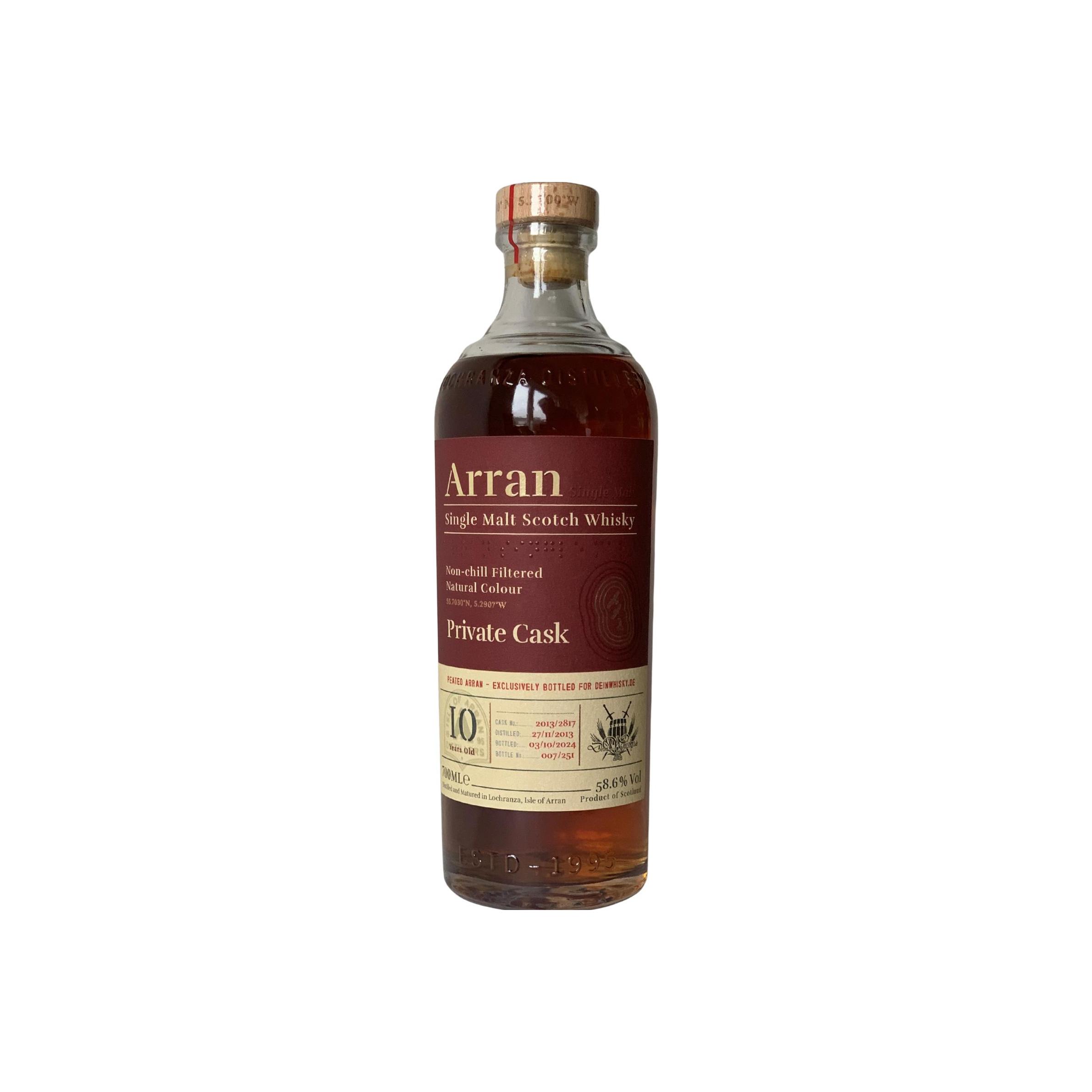 Arran Private Cask 2013 10 Years Single Malt Whisky