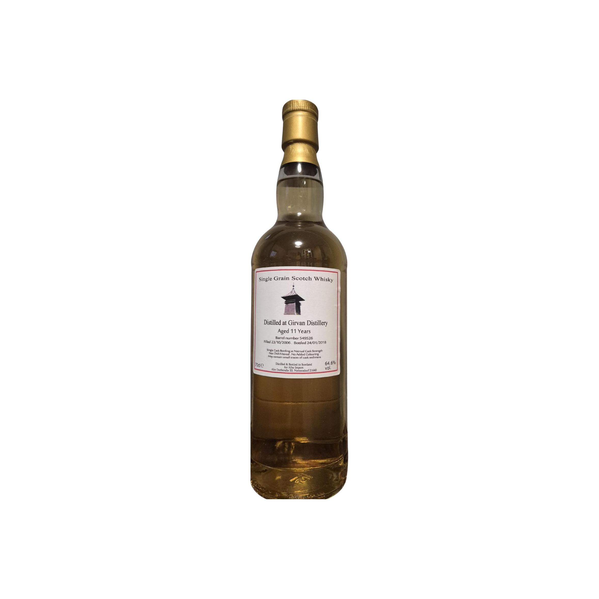 Girvan 2006 11 Years Single Grain Whisky